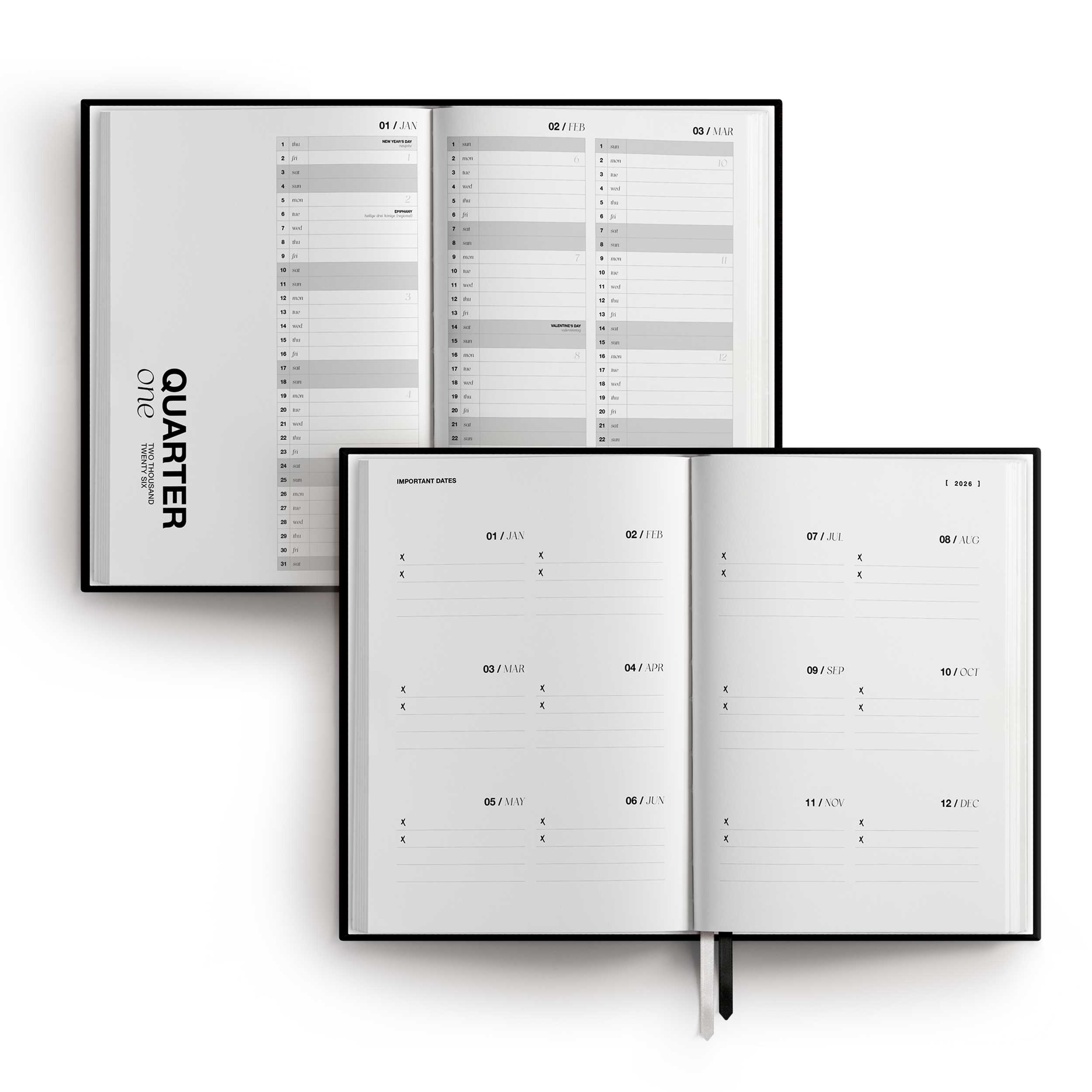 Kalender-Jahresplaner-2026 | Golden Glow | A5 | Pre-Order
