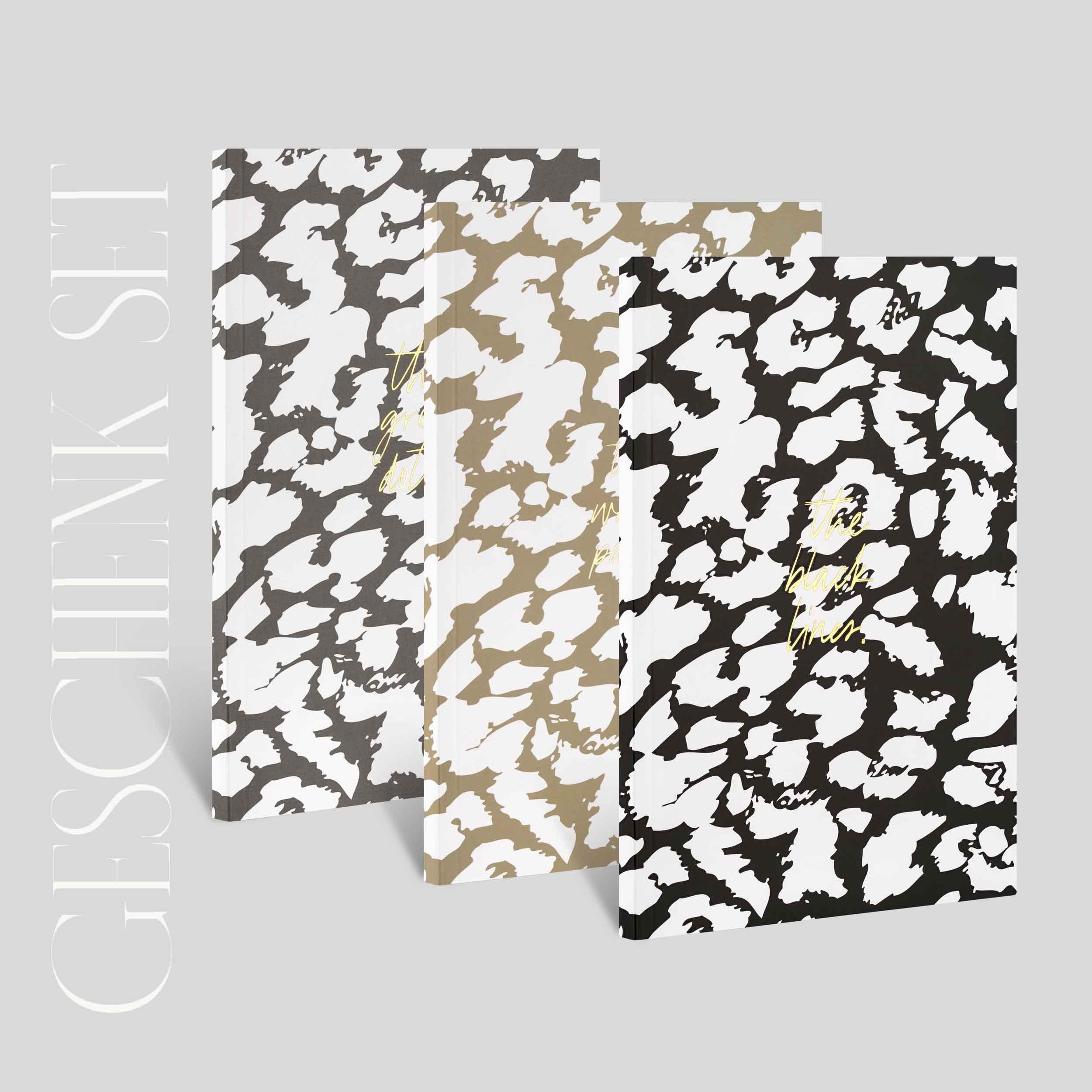 Geschenk-Set: Leo Notizbücher 3-er Set