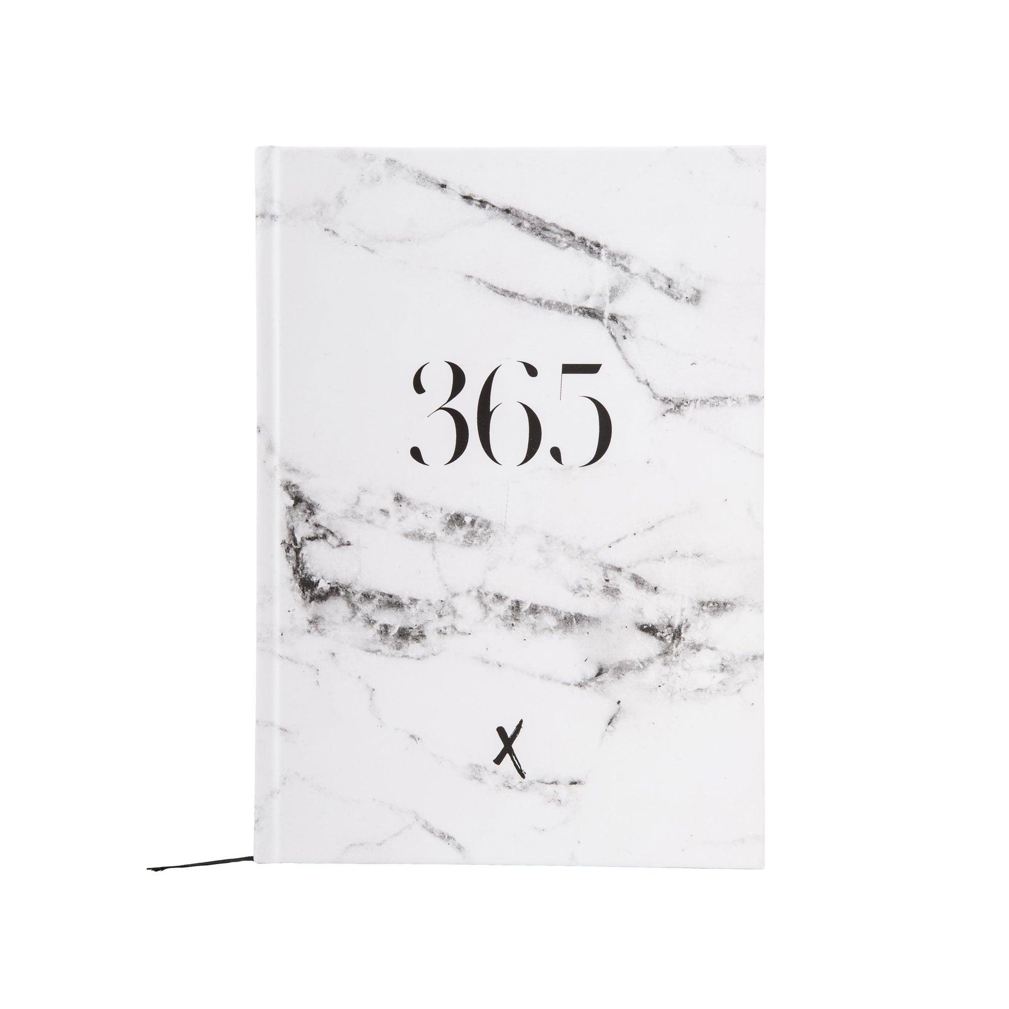 Notebook "365", A5, Marble White