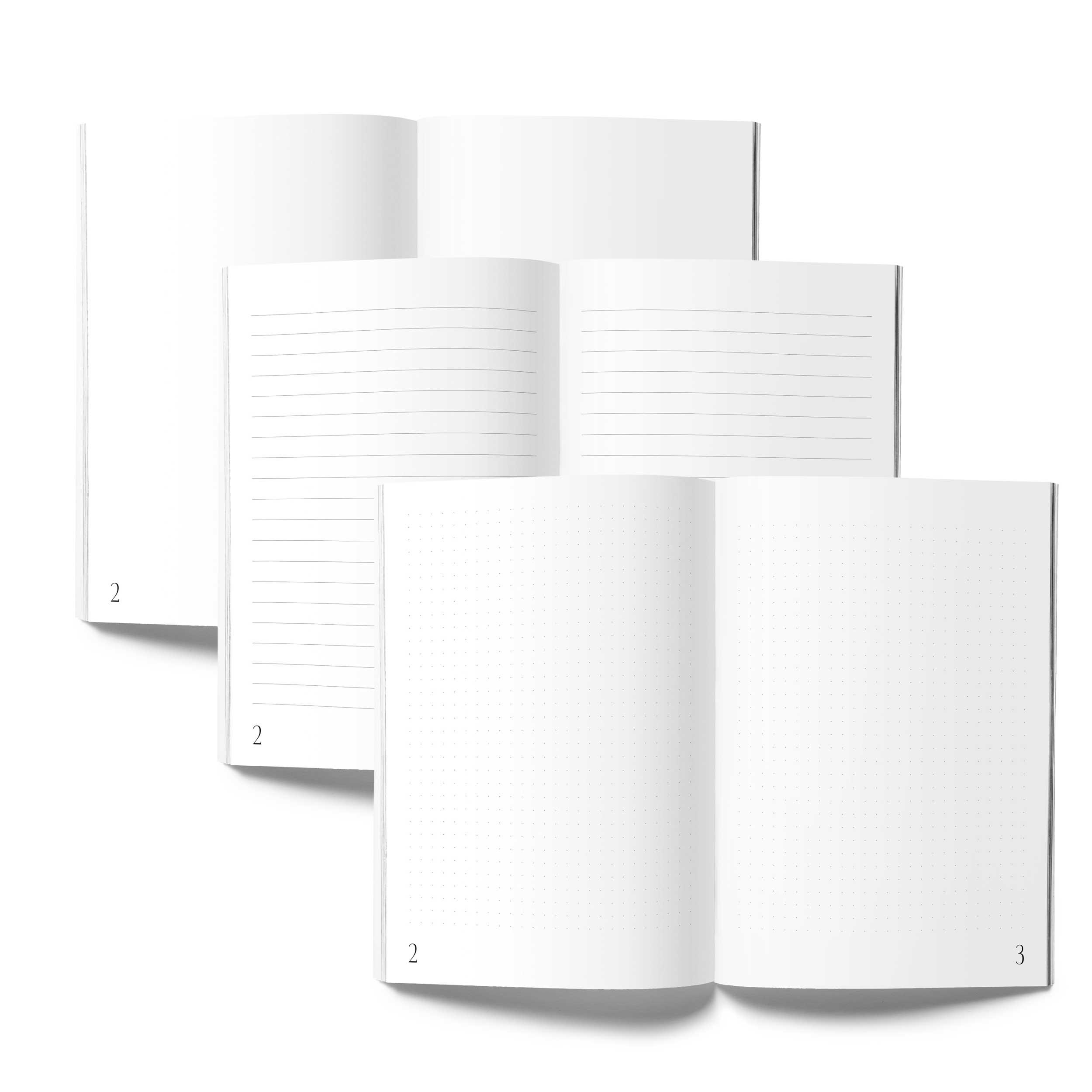 Geschenk-Set: Leo Notizbücher 3-er Set