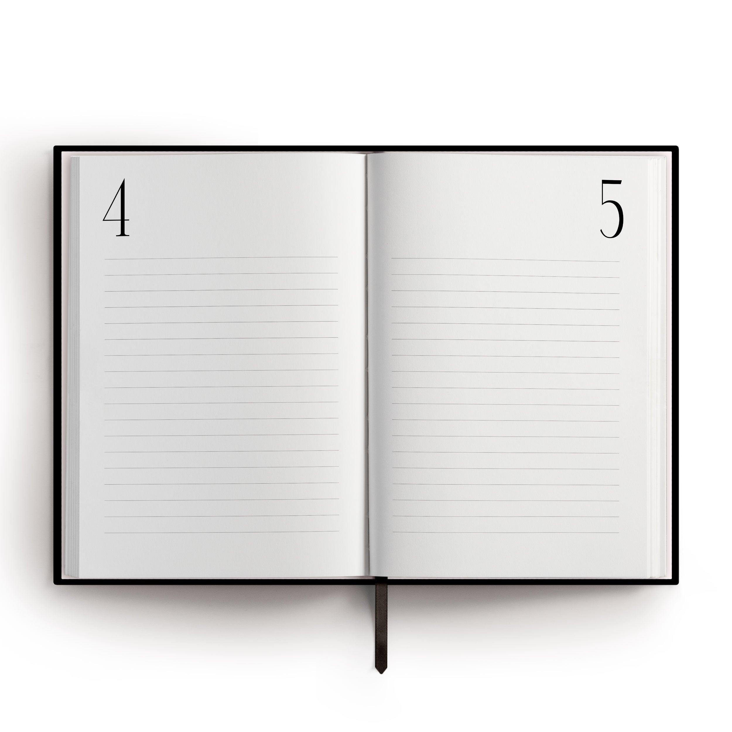 Notebook / Diary 365 | A5 | Black