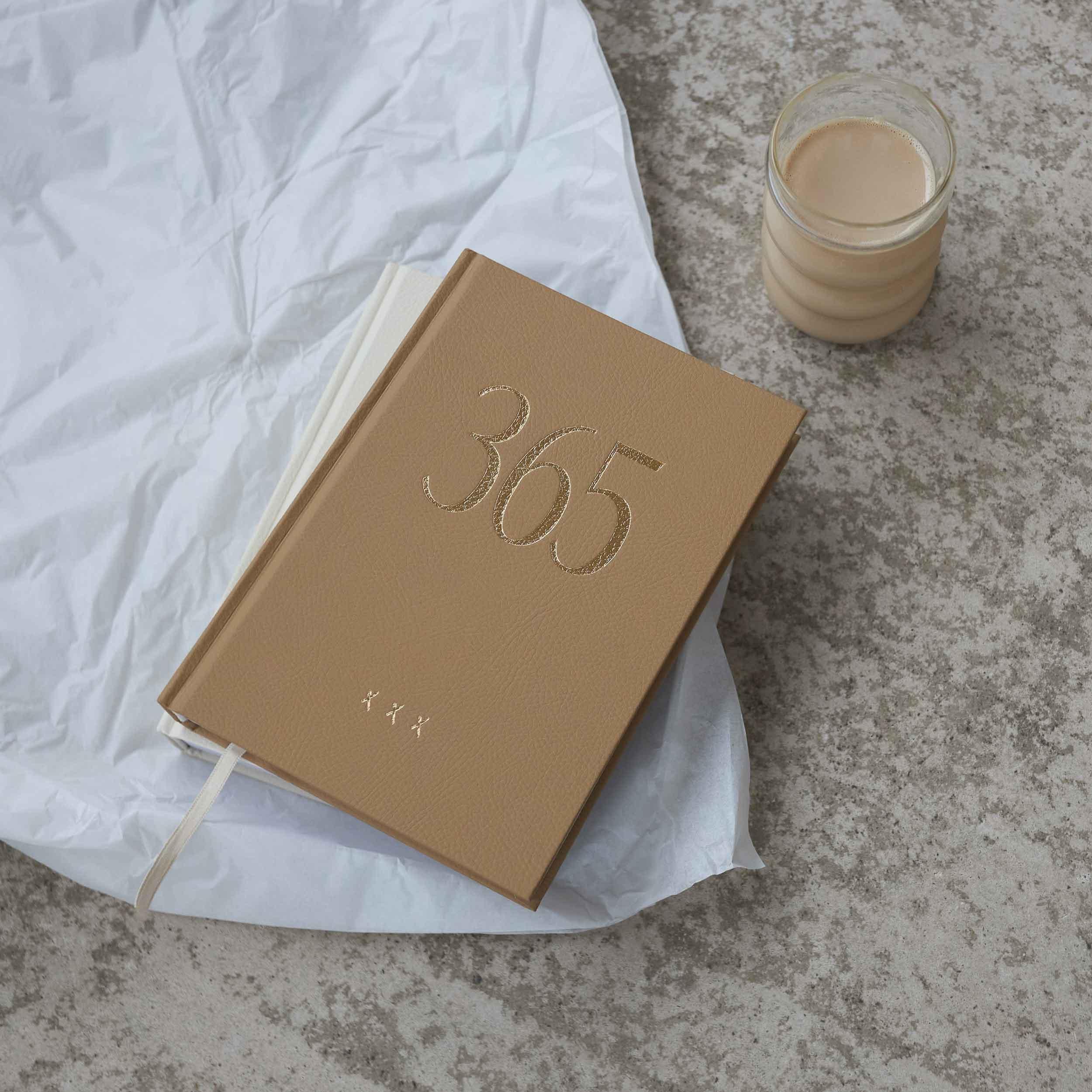 Notizbuch / Tagebuch 365, A5, Coffee