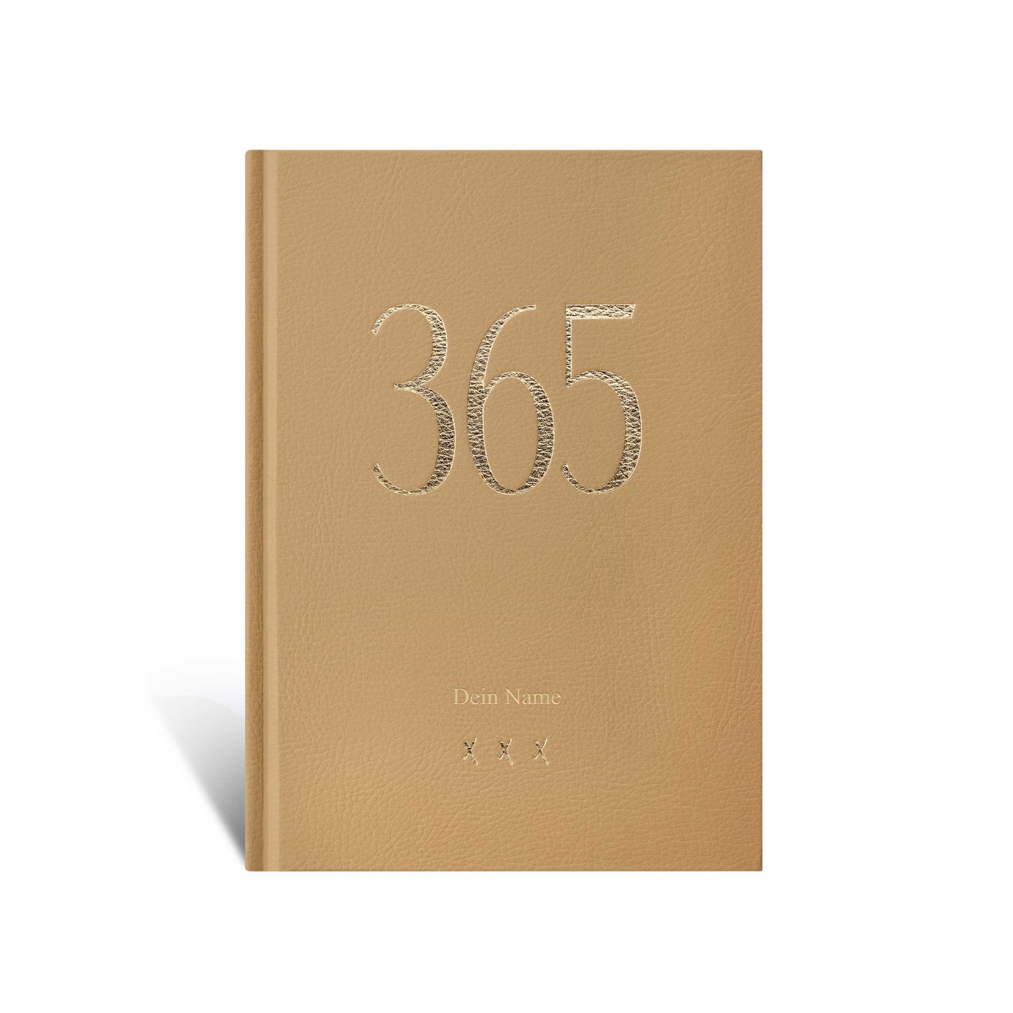 Notizbuch / Tagebuch 365, A5, Coffee