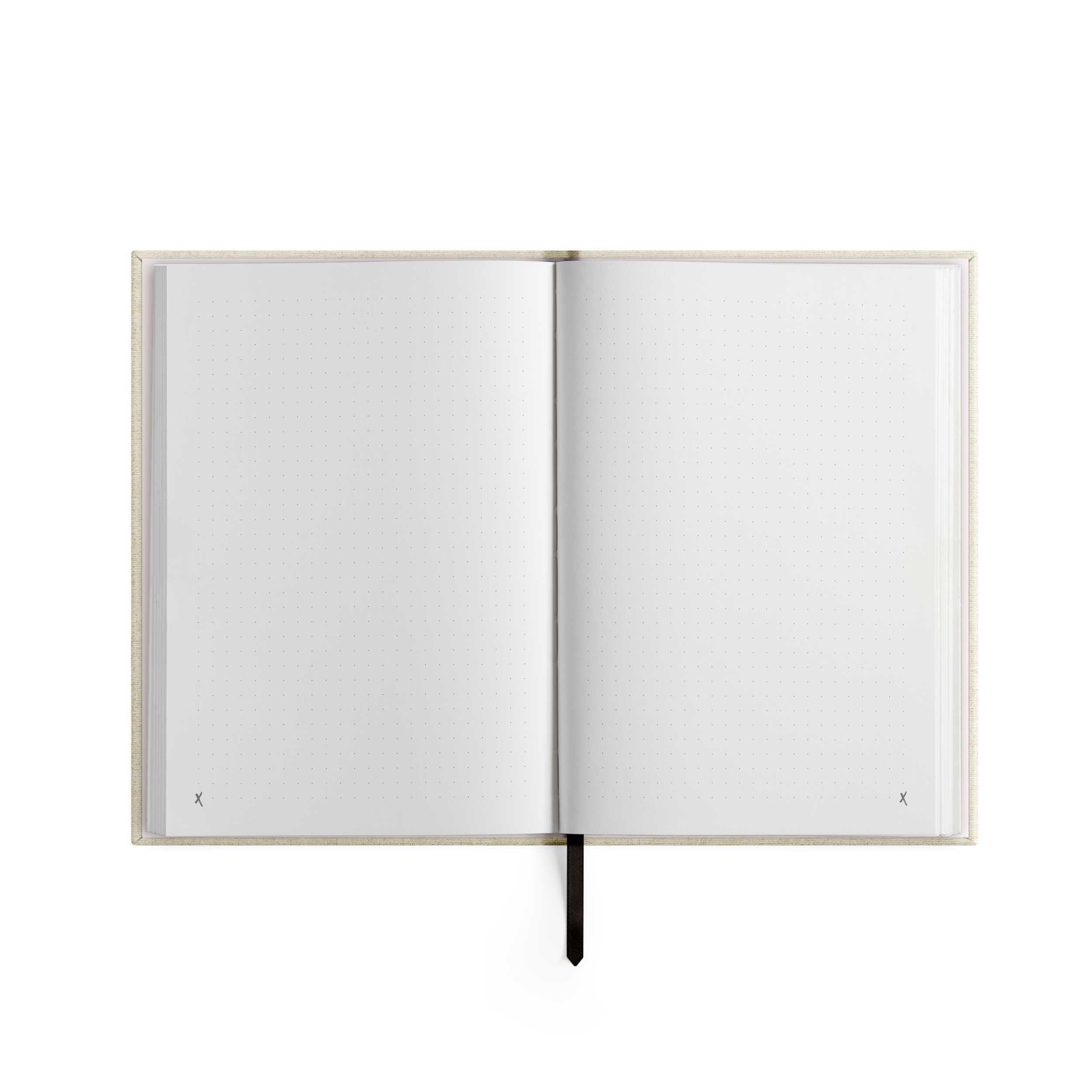 Notizbuch/Bullet Journal "Hold the Vision", Off White