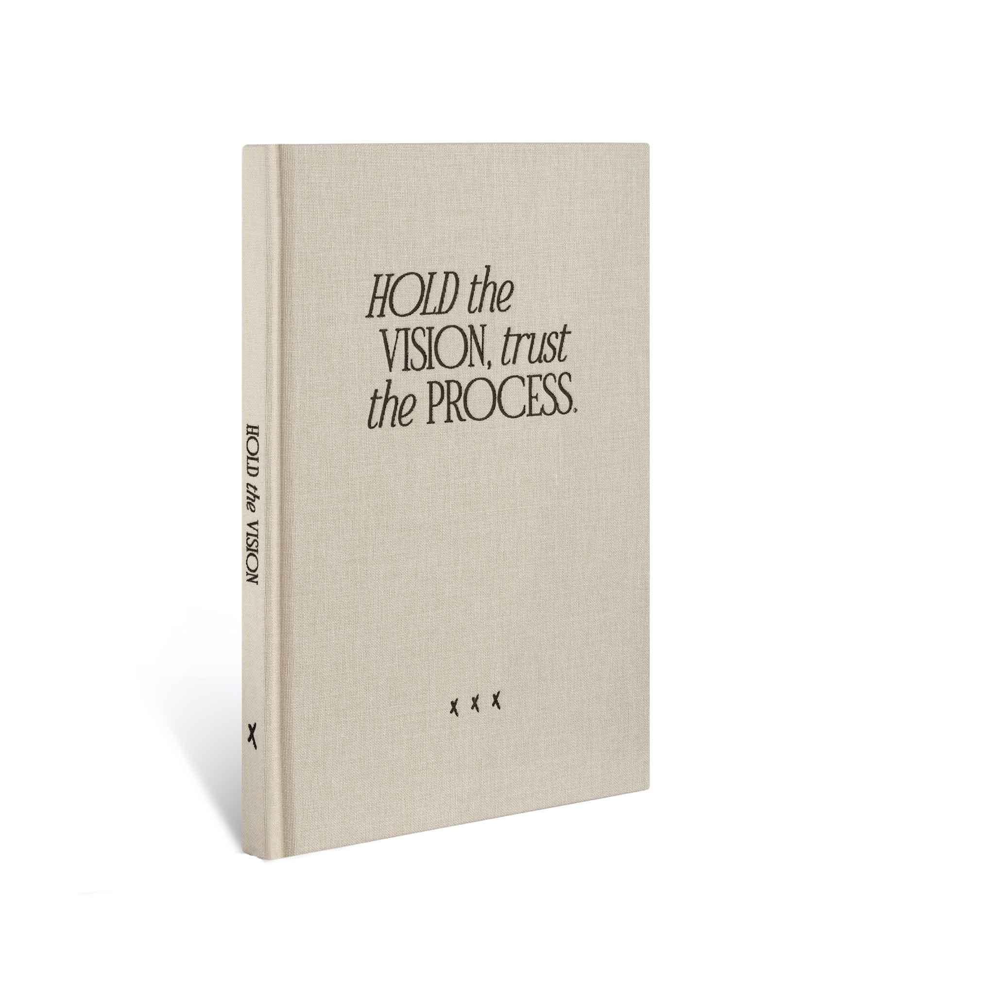Notizbuch/Bullet Journal "Hold the Vision", Off White