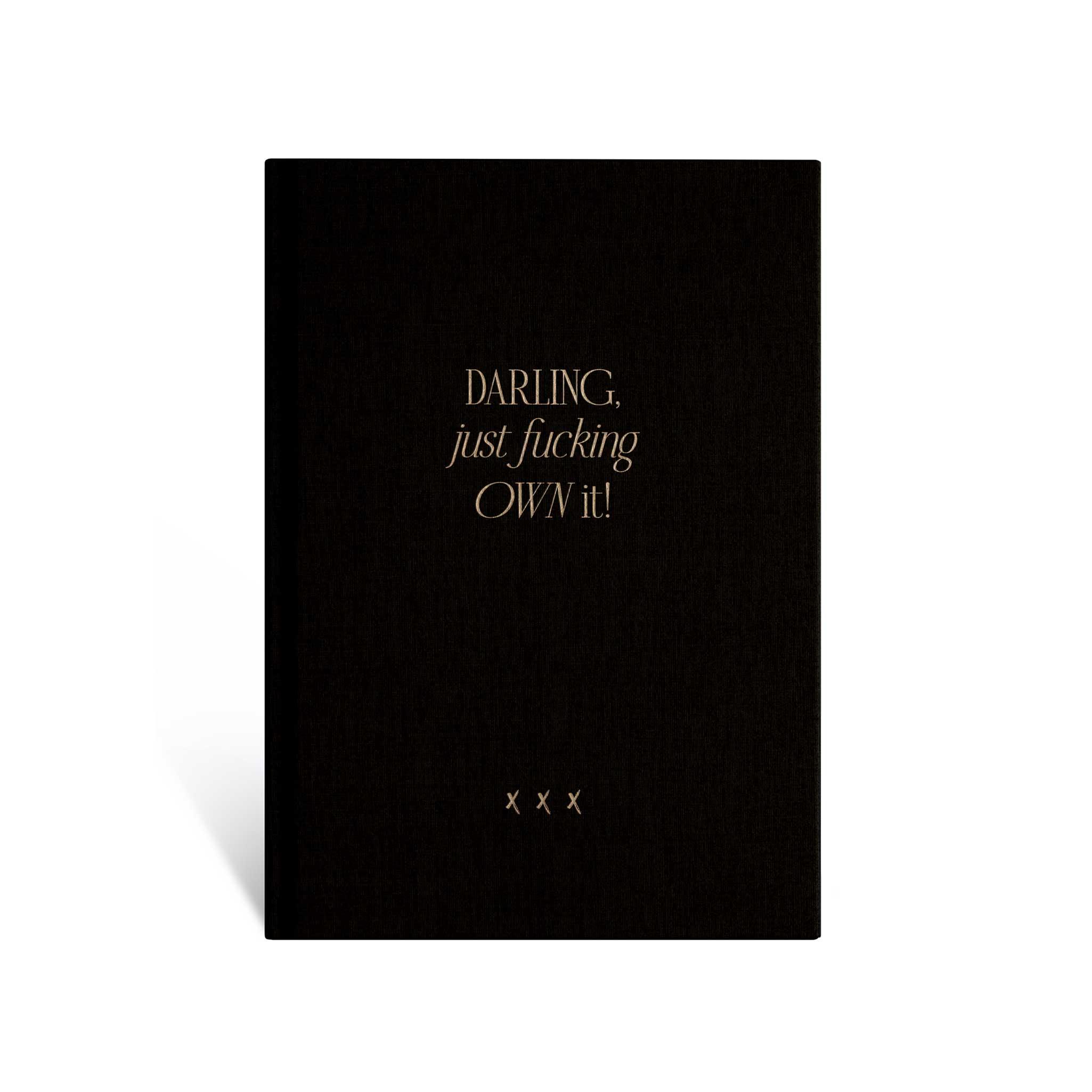 Notizbuch "Darling", A5, Leinencover