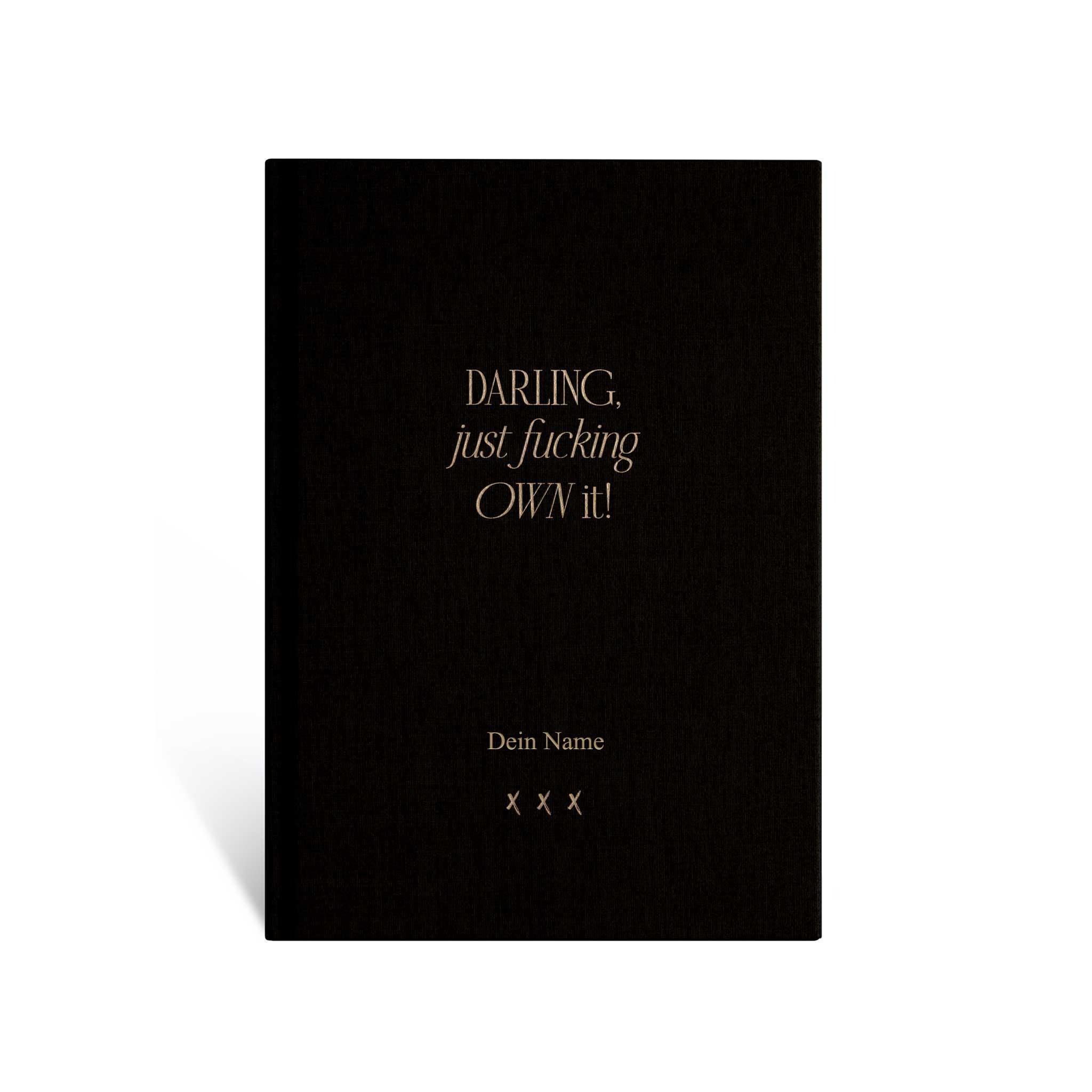 Notizbuch "Darling", A5, Leinencover