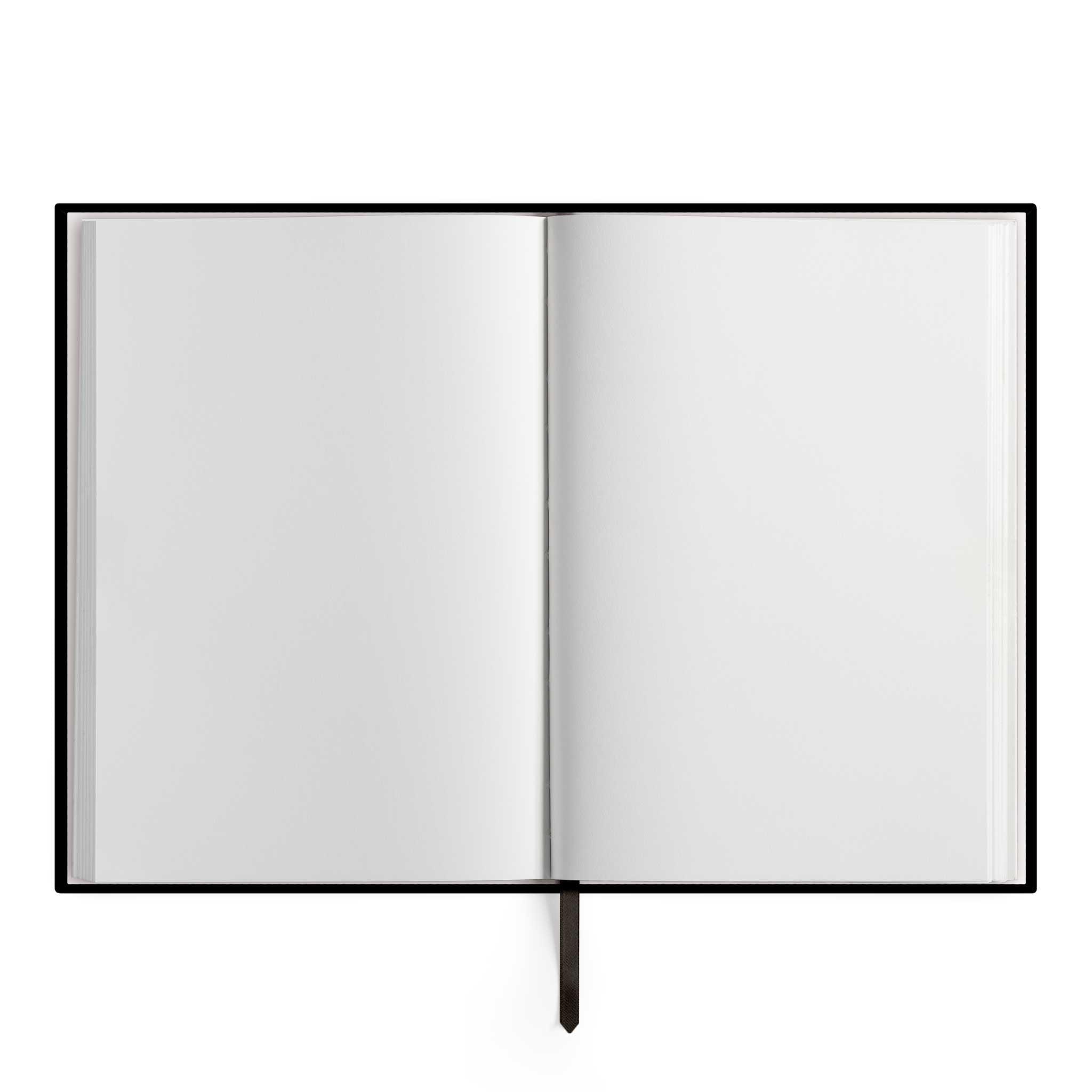 Notizbuch "Heart", A5, schwarz / gold, Leinencover