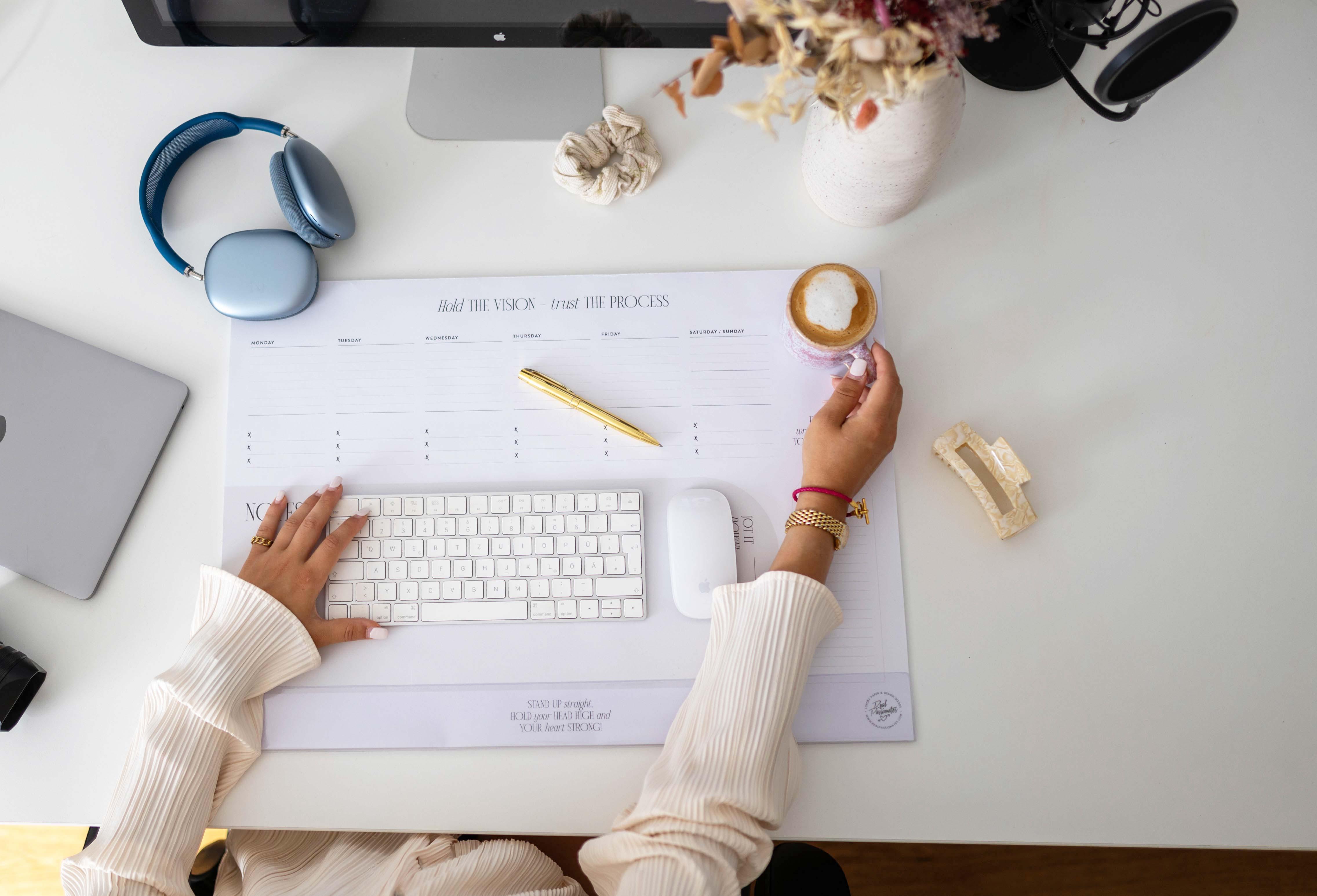 Large design desk pad, A2