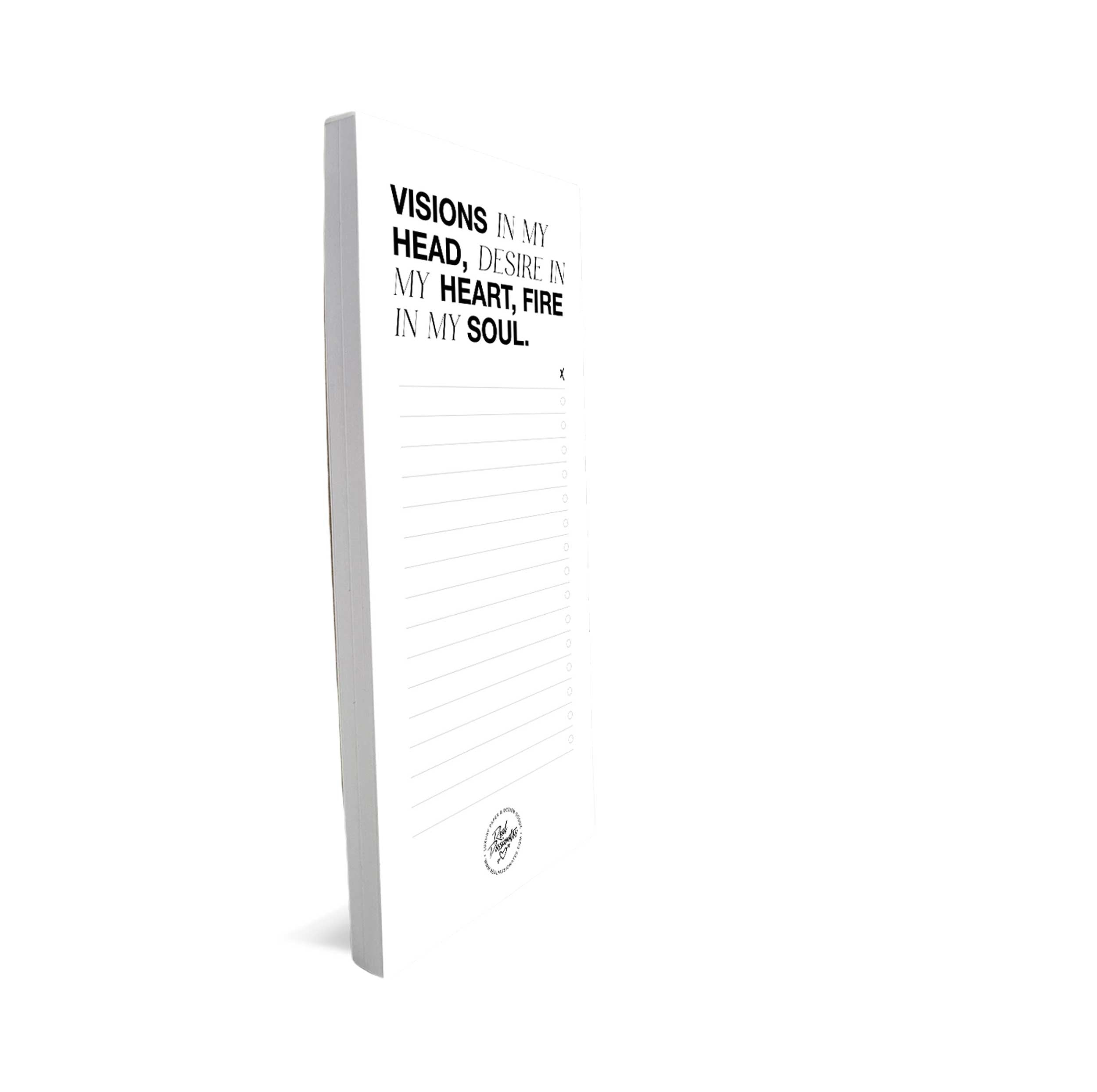 Notizblock Visions To Do Liste