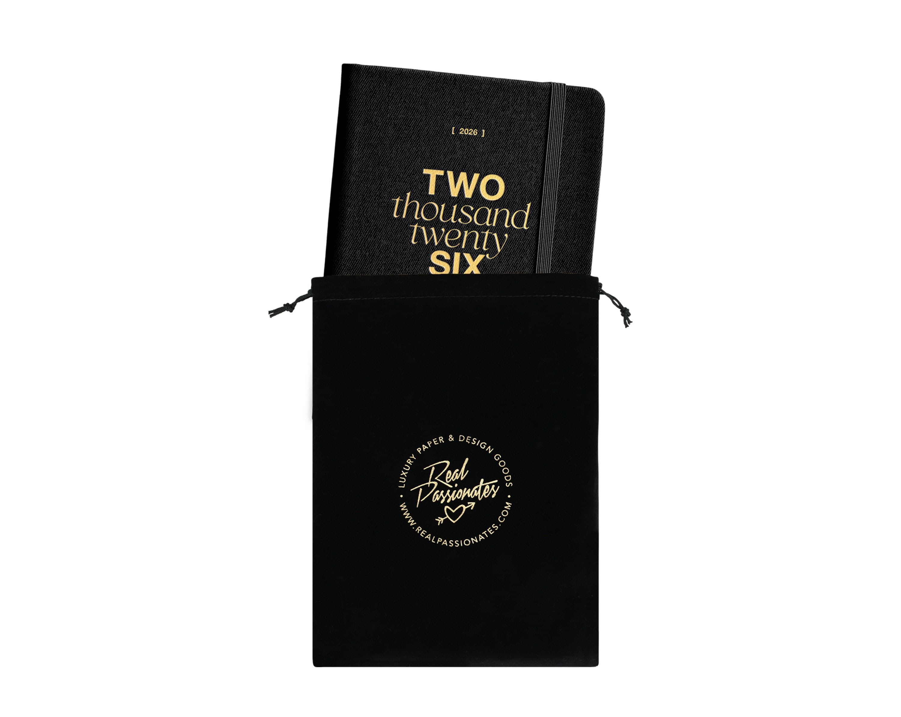 Taschenkalender 2026 | A6 | schwarz