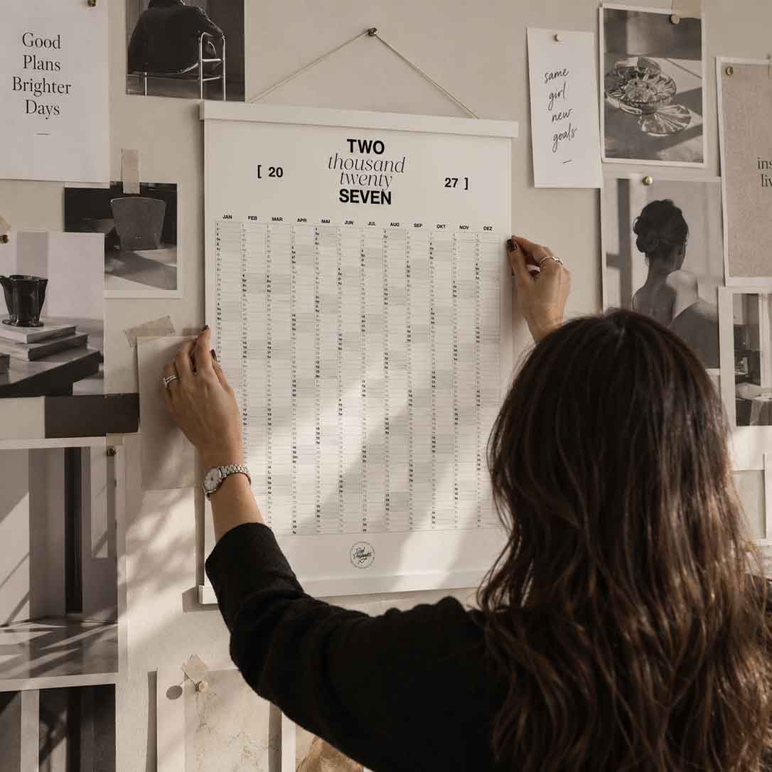 Wandkalender 2027 | A2 | Jahresübersicht