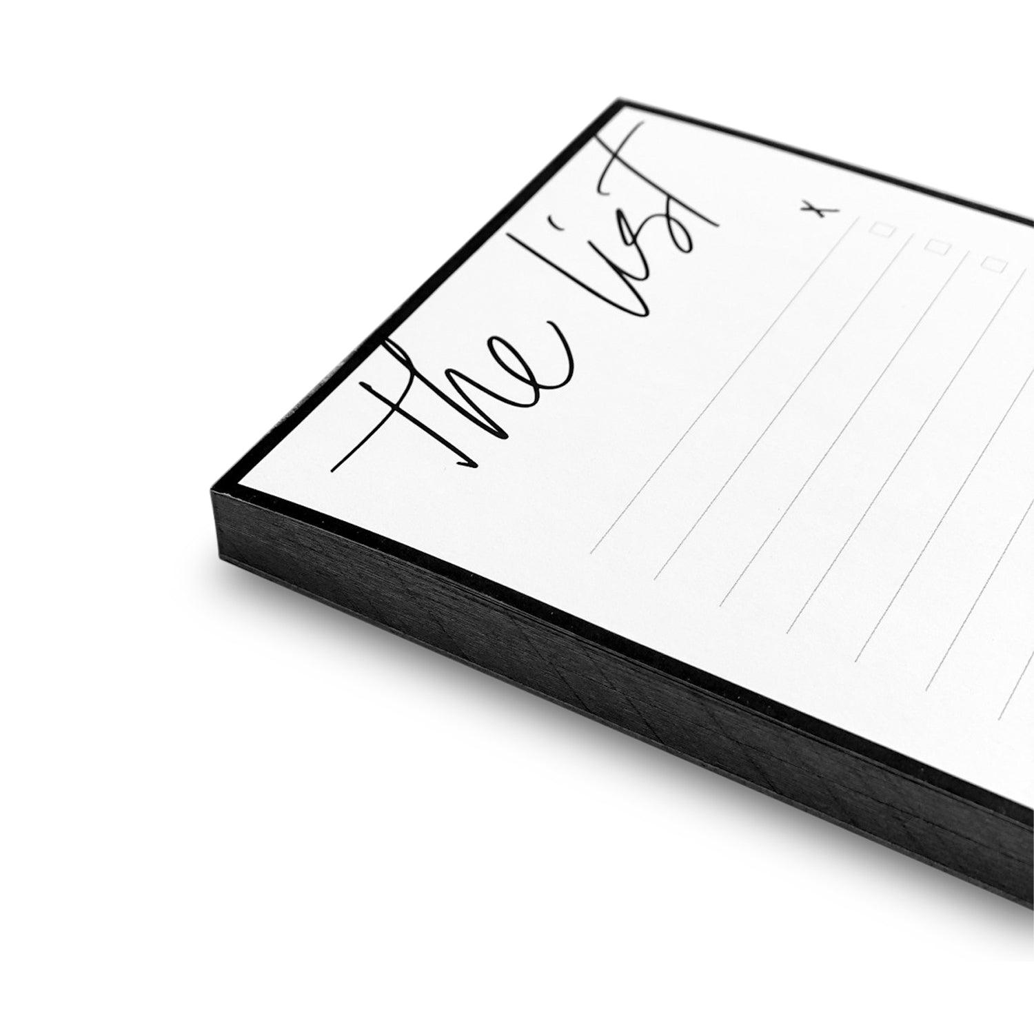 Notizblock / To Do Liste "Monochrome", Din Lang