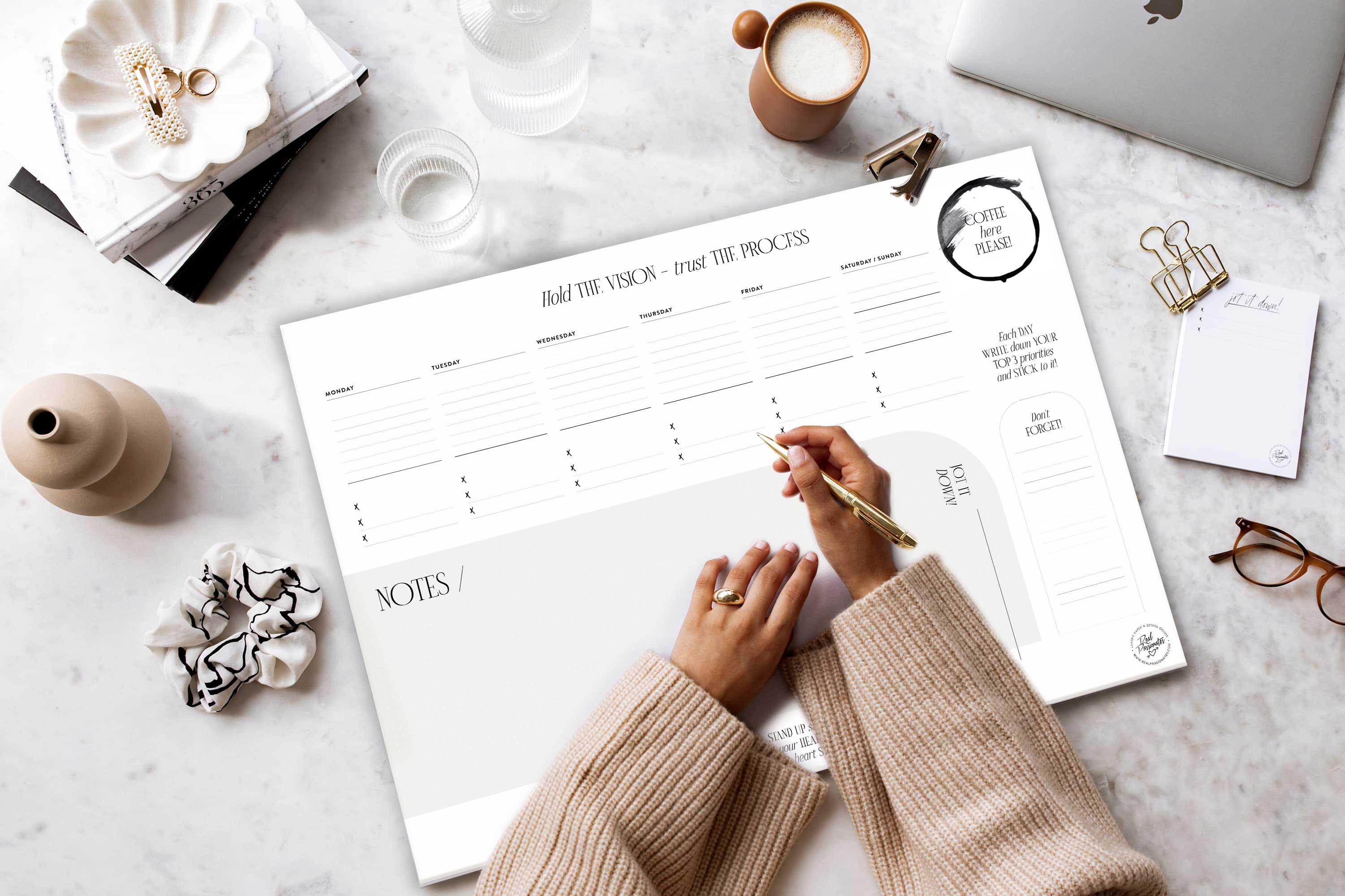 Large design desk pad, A2