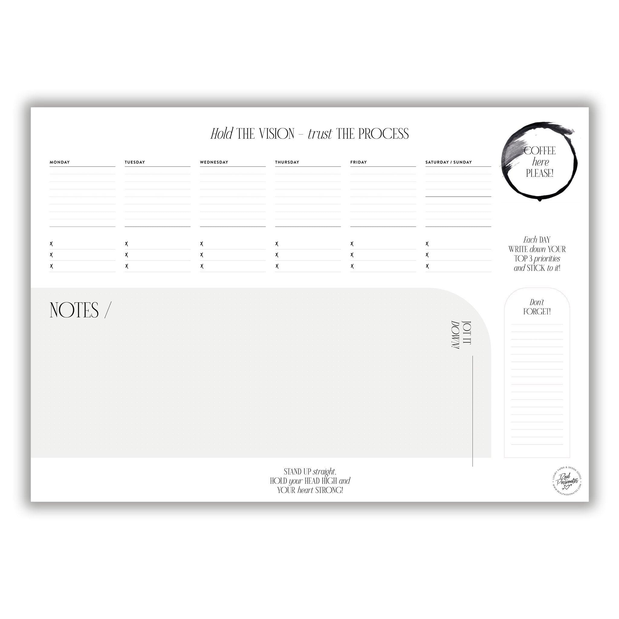 Large design desk pad, A2