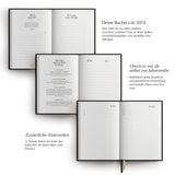 Kalender 2024, A5, schwarz/gold