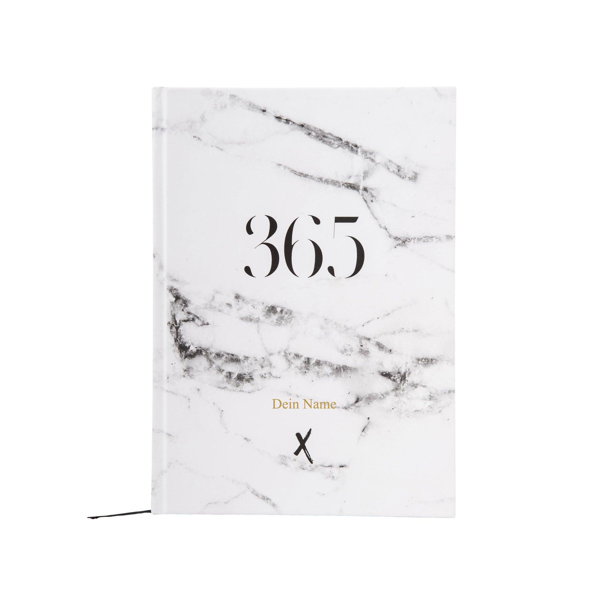 Notebook "365", A5, Marble White