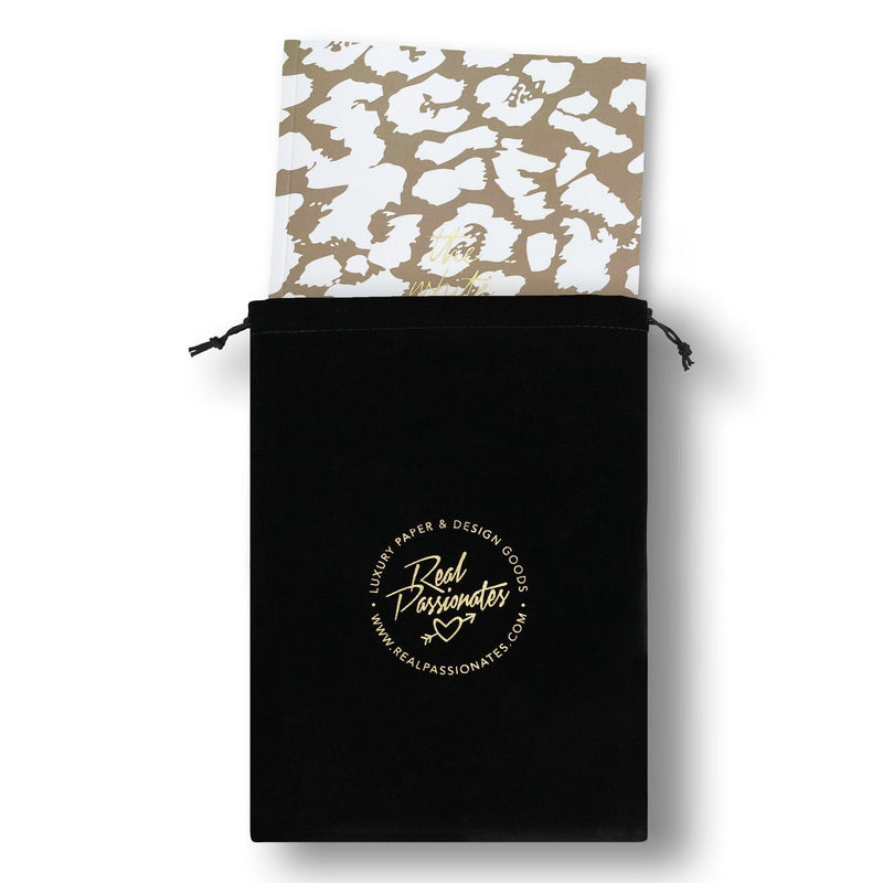 Notizbuch, "White Pages", Leopard, A5, blanko Seiten