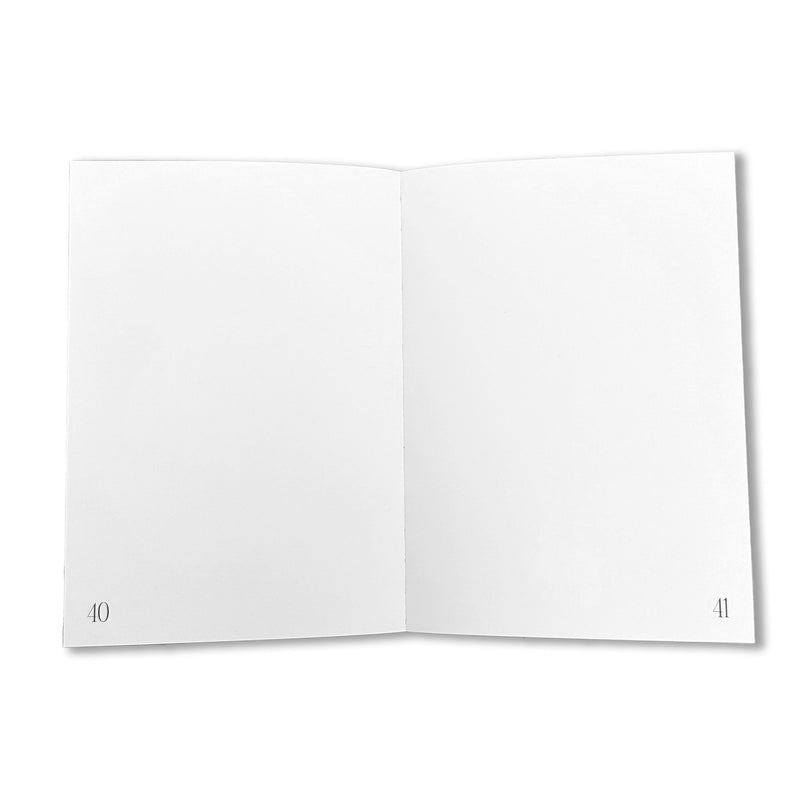 Notizbuch, "White Pages", Leopard, A5, blanko Seiten