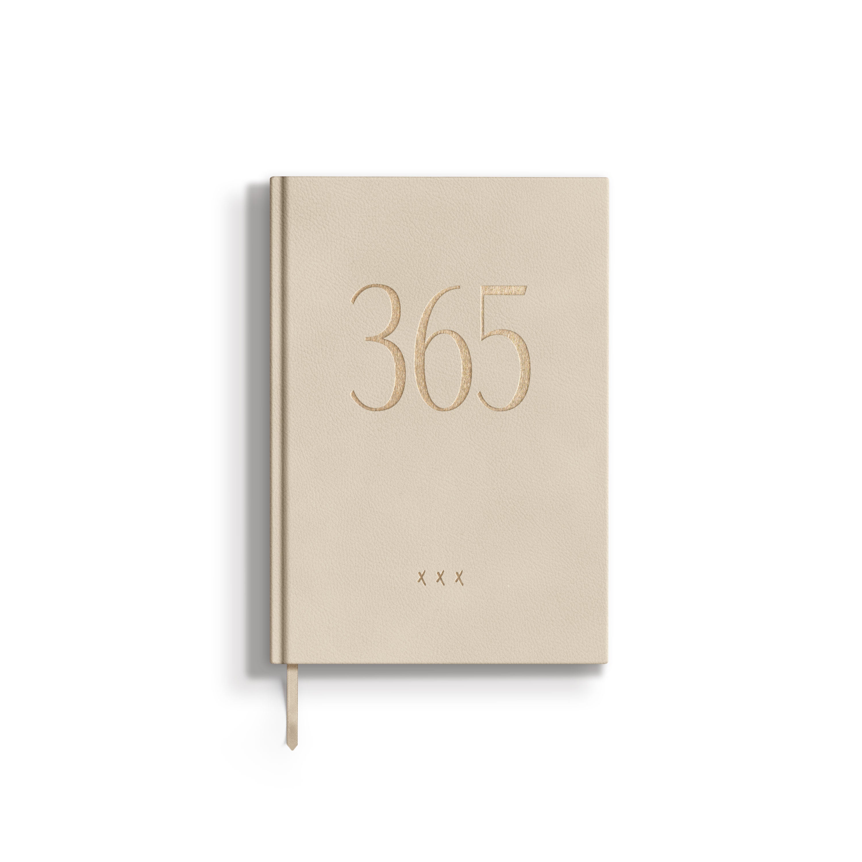 Notizbuch / Tagebuch 365, A5, Cream