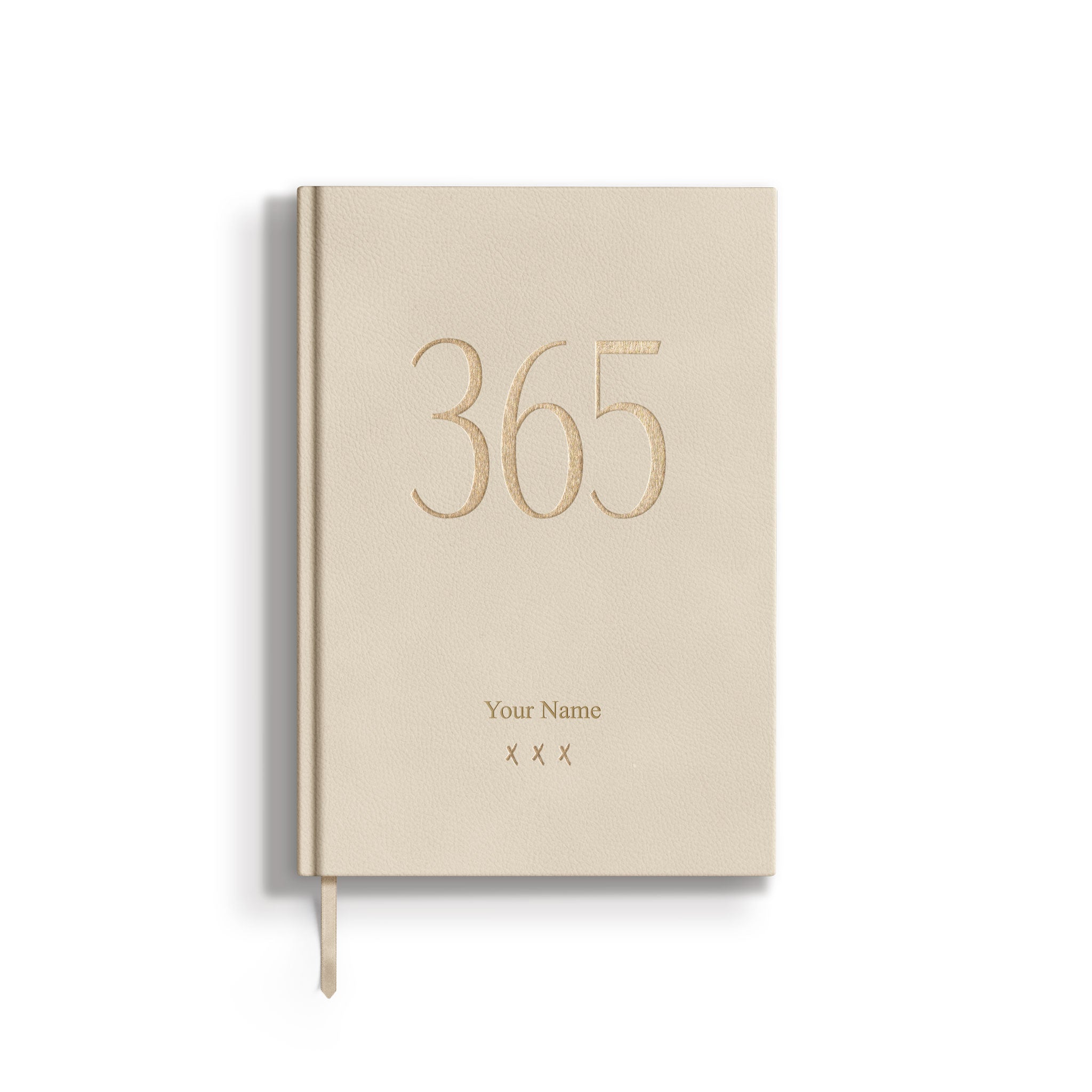 Notizbuch / Tagebuch 365, A5, Cream