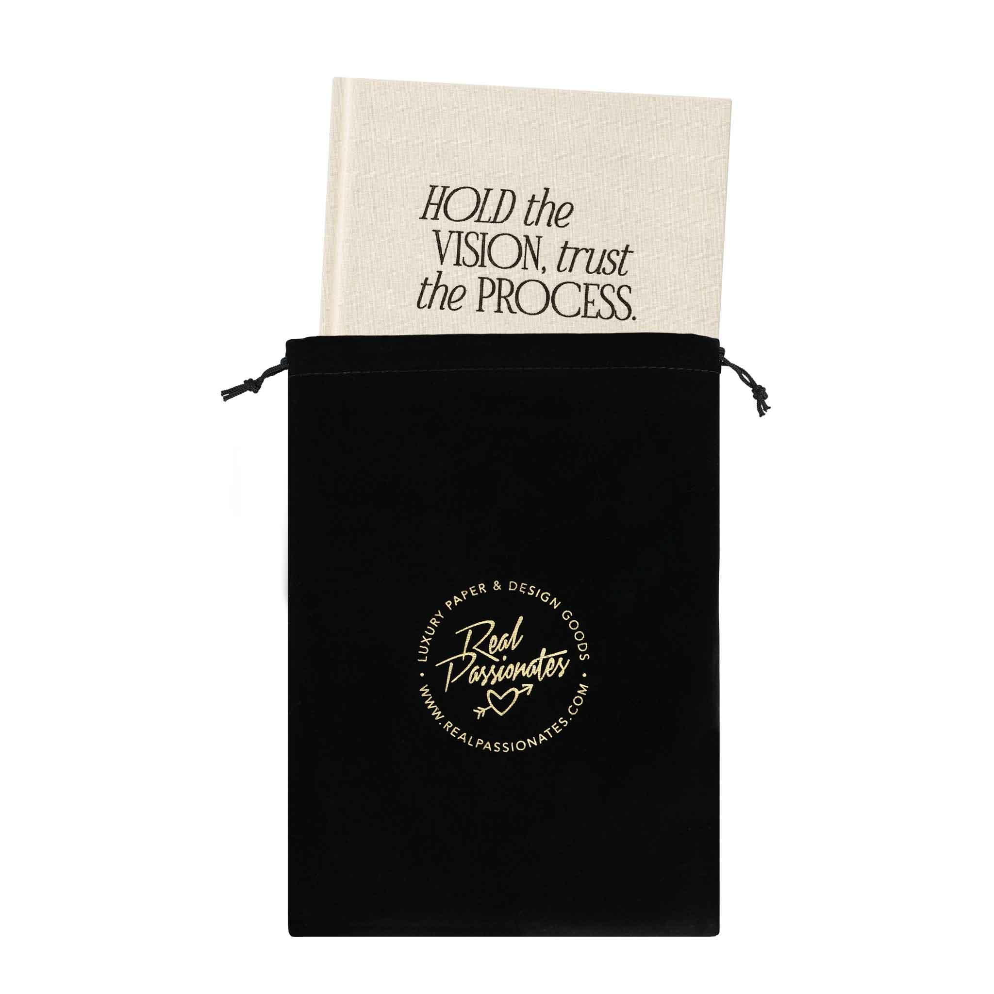 Notebook / Bullet Journal "Hold the Vision", Off White