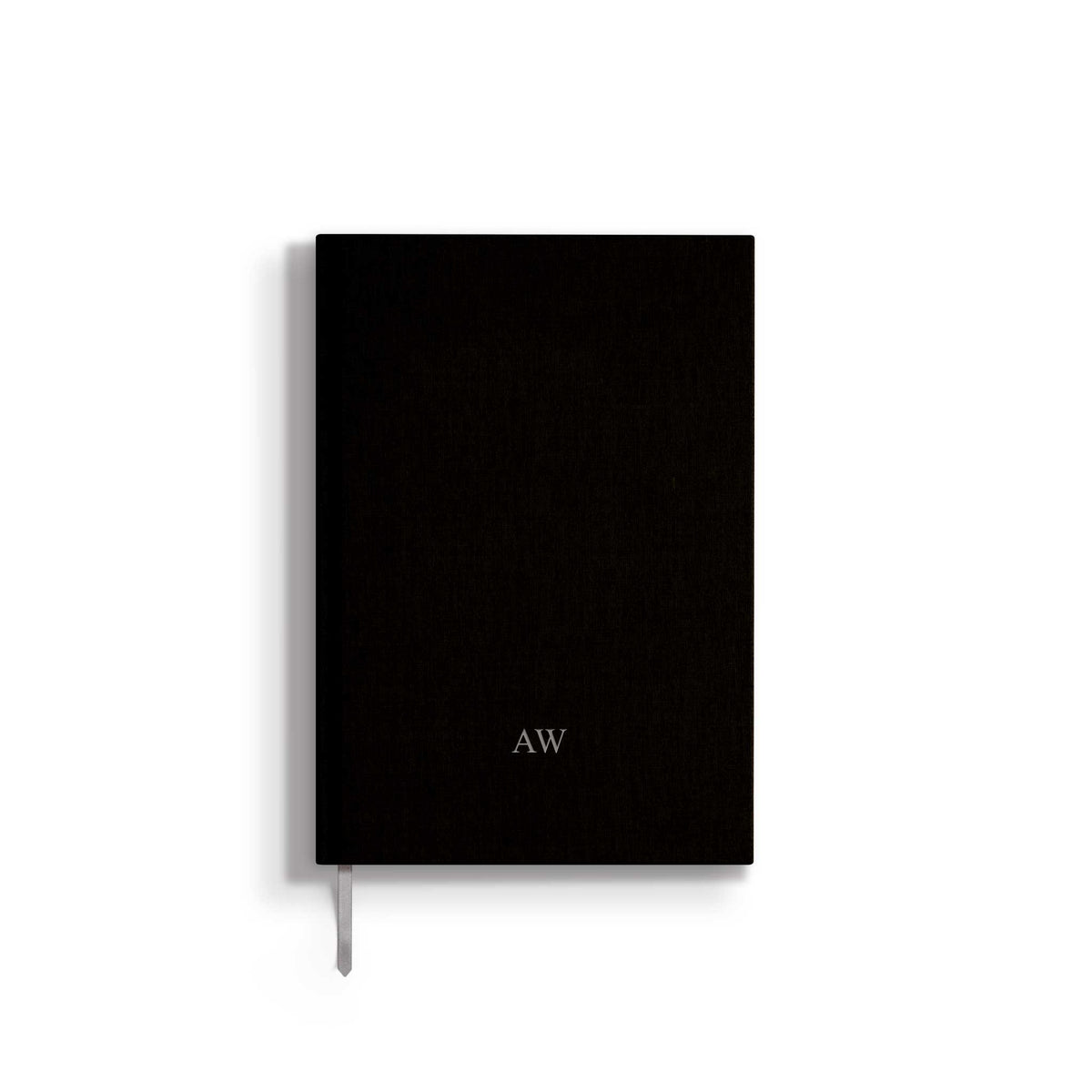 Personalisiertes Notizbuch „MAKE IT YOURS“ | A5 | Schwarz / Silber