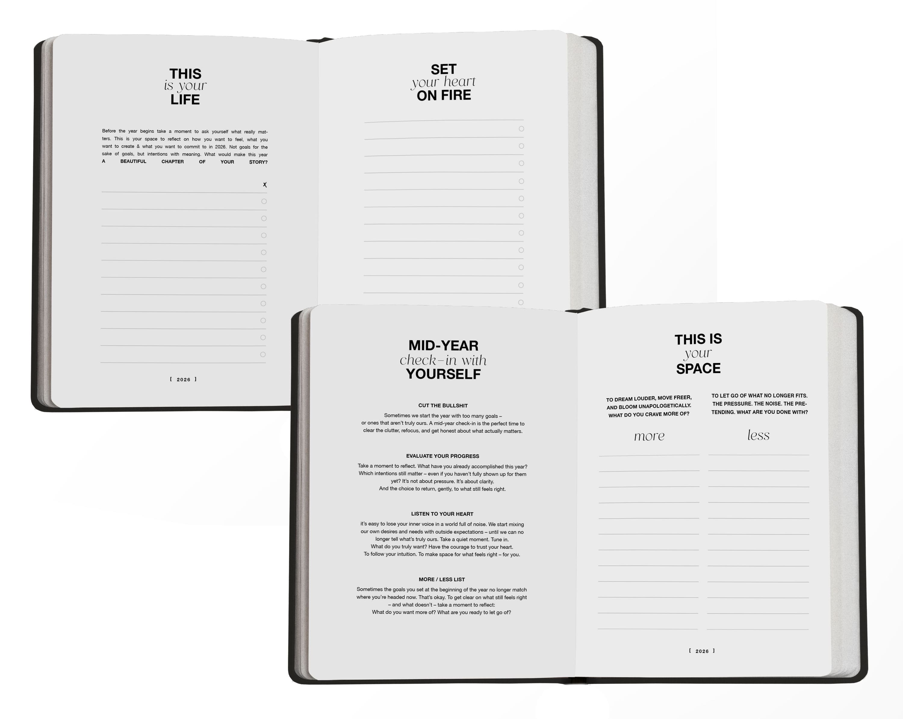 Taschenkalender 2026 Pocket Planner A6 Schwarz | Pre Order