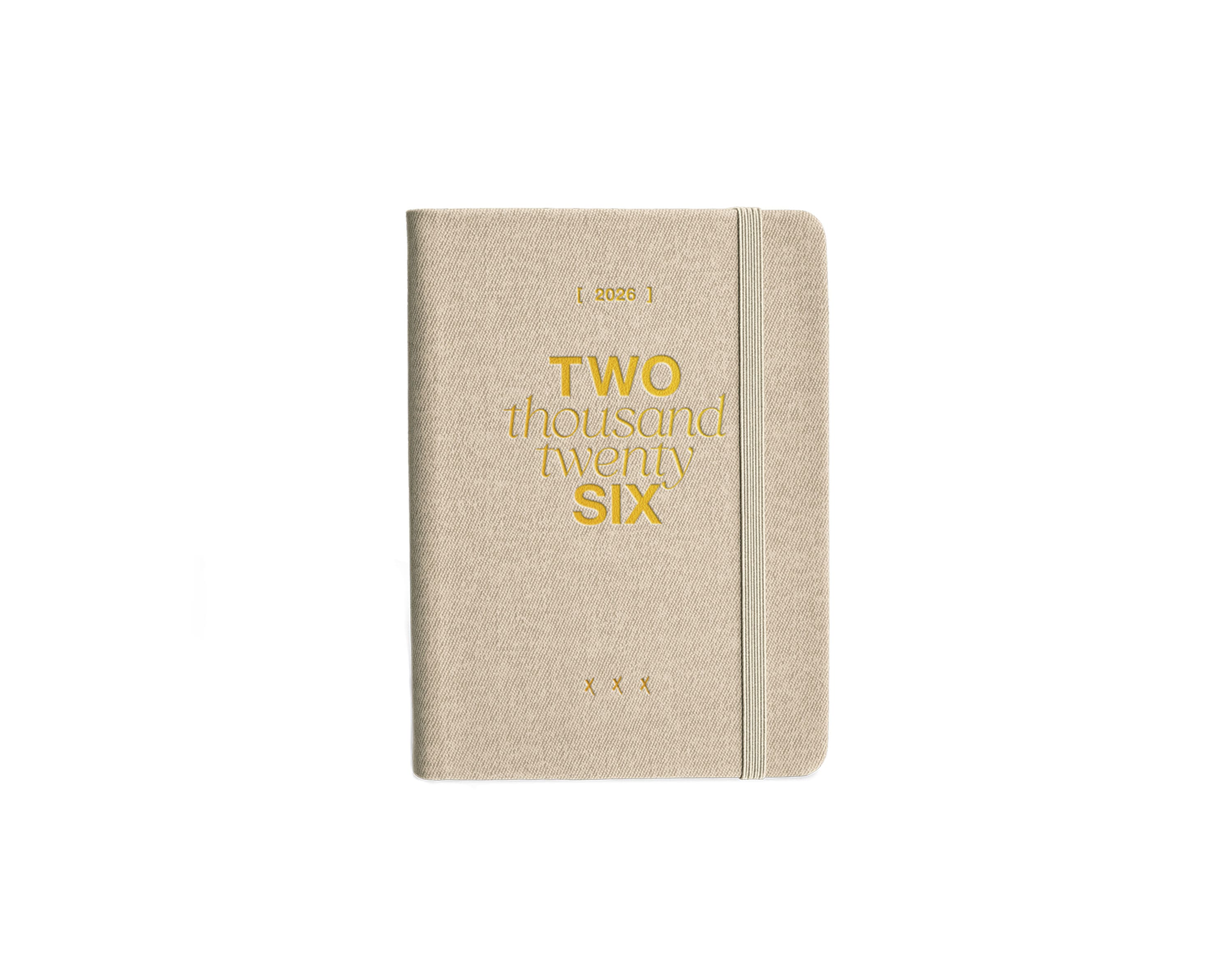 Taschenkalender 2026 Pocket Planner A6 Beige | Pre Order