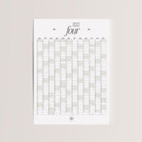 XL Wandkalender 2024, A1