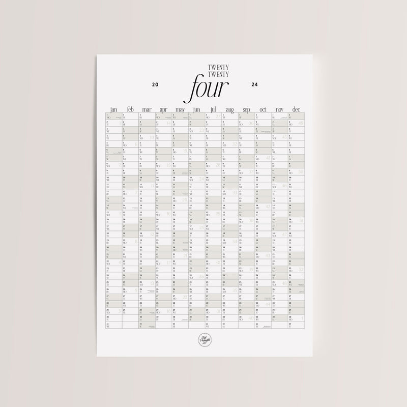 XL Wandkalender 2024, A1