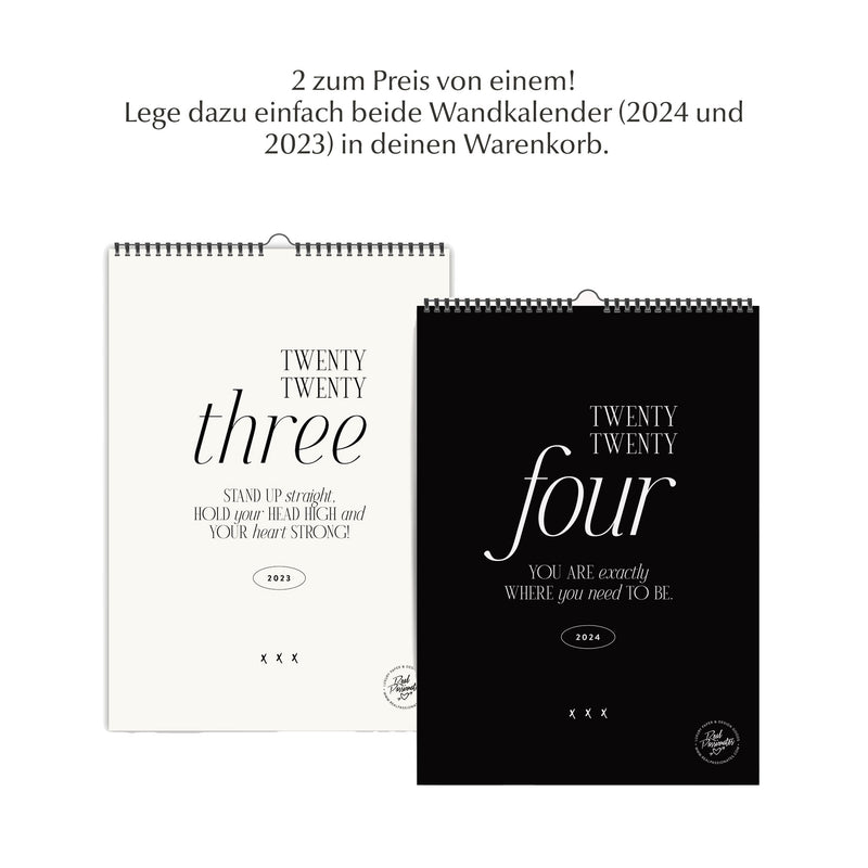 Wandkalender / Monatskalender 2024, A3