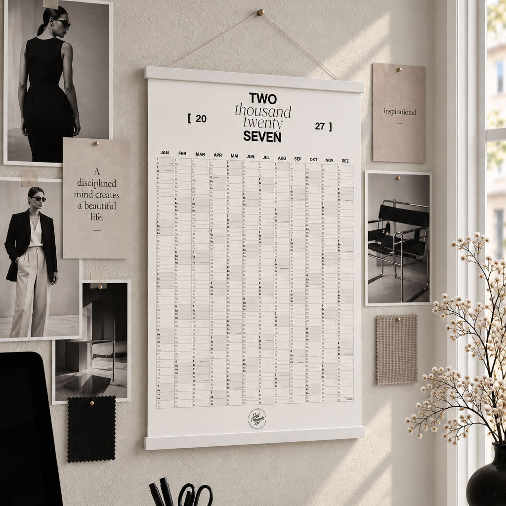 Wandkalender 2027 | A1 | Jahresübersicht
