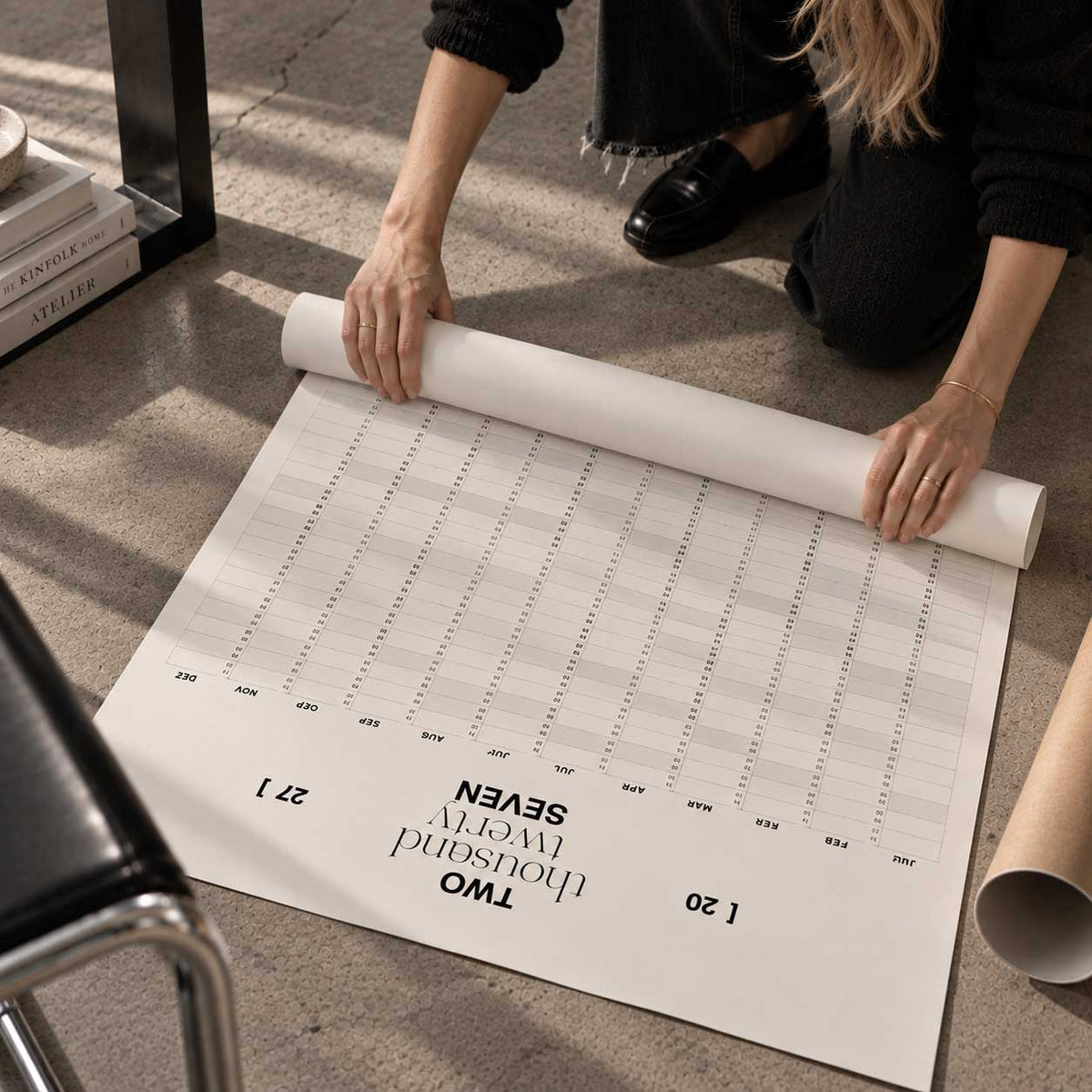 Wandkalender 2027 | A1 | Jahresübersicht