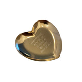 Small heart shaped bowl / tray "everything will be ok", Gold