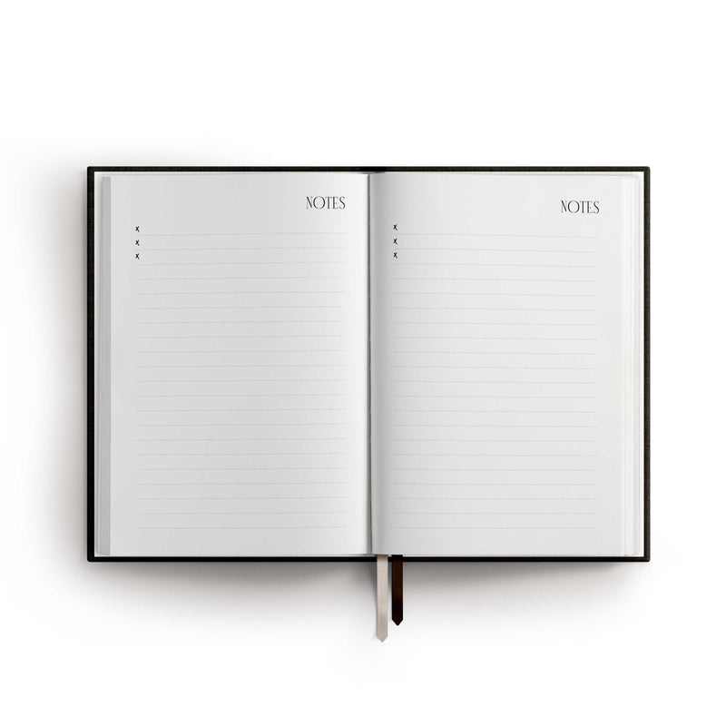 Kalender 2023 | A5, schwarz/gold