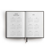 Kalender 2023 | A5, schwarz/gold