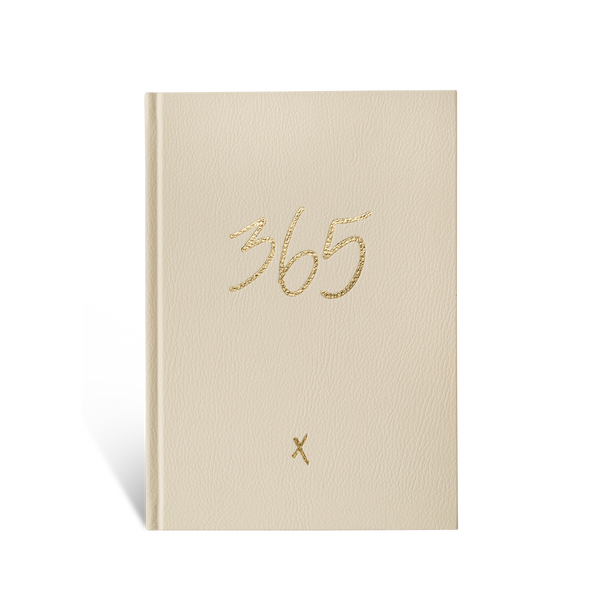 Notebook "365", A5, Ivory/Gold