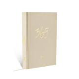 Notizbuch "365", A5, Elfenbein/Gold