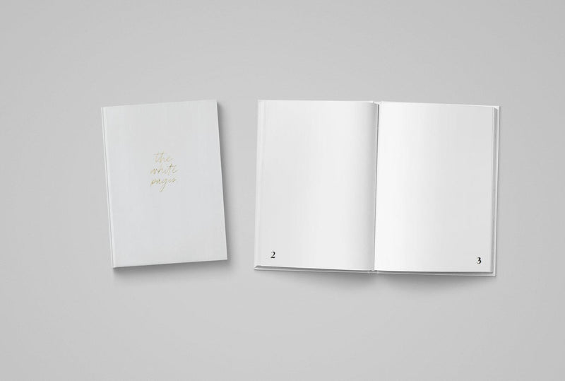 3er Set Notizbücher "Monolux", A5, Schwarz, Weiß, Grau