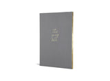 Notebook "Grey Dots" A5, Grey/Gold