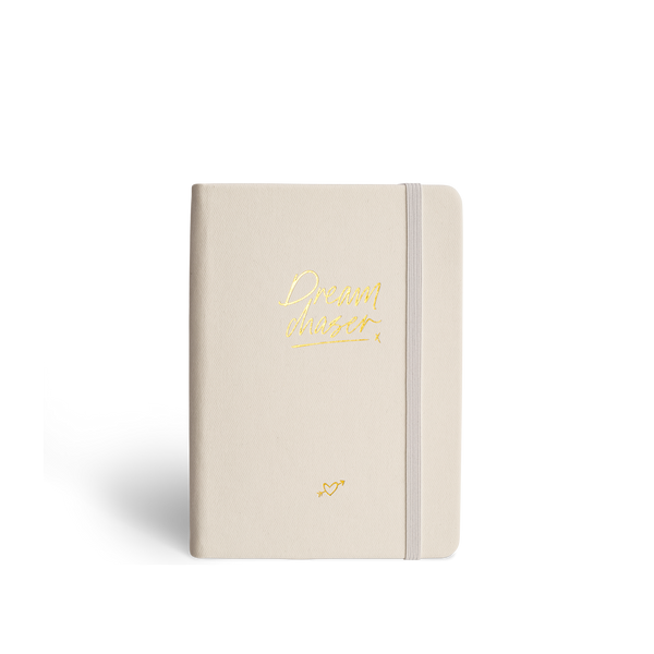 Notebook "Dream Chaser", A6, Ivory/Gold