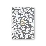 Notizbuch "Grey Dots", Leopard, A5, punktierte Seiten