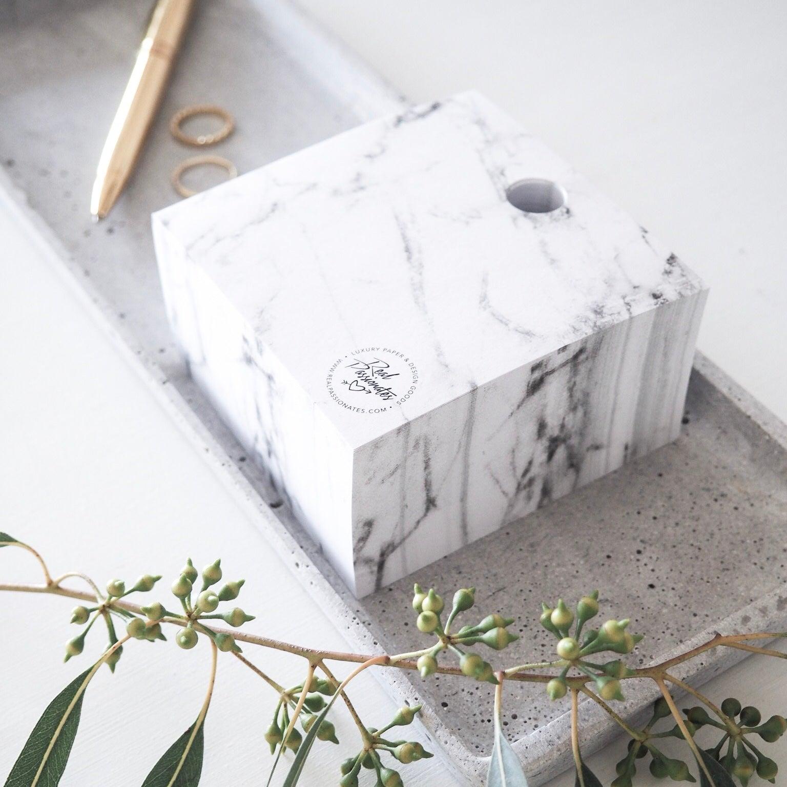 Zettelblock "Marble"