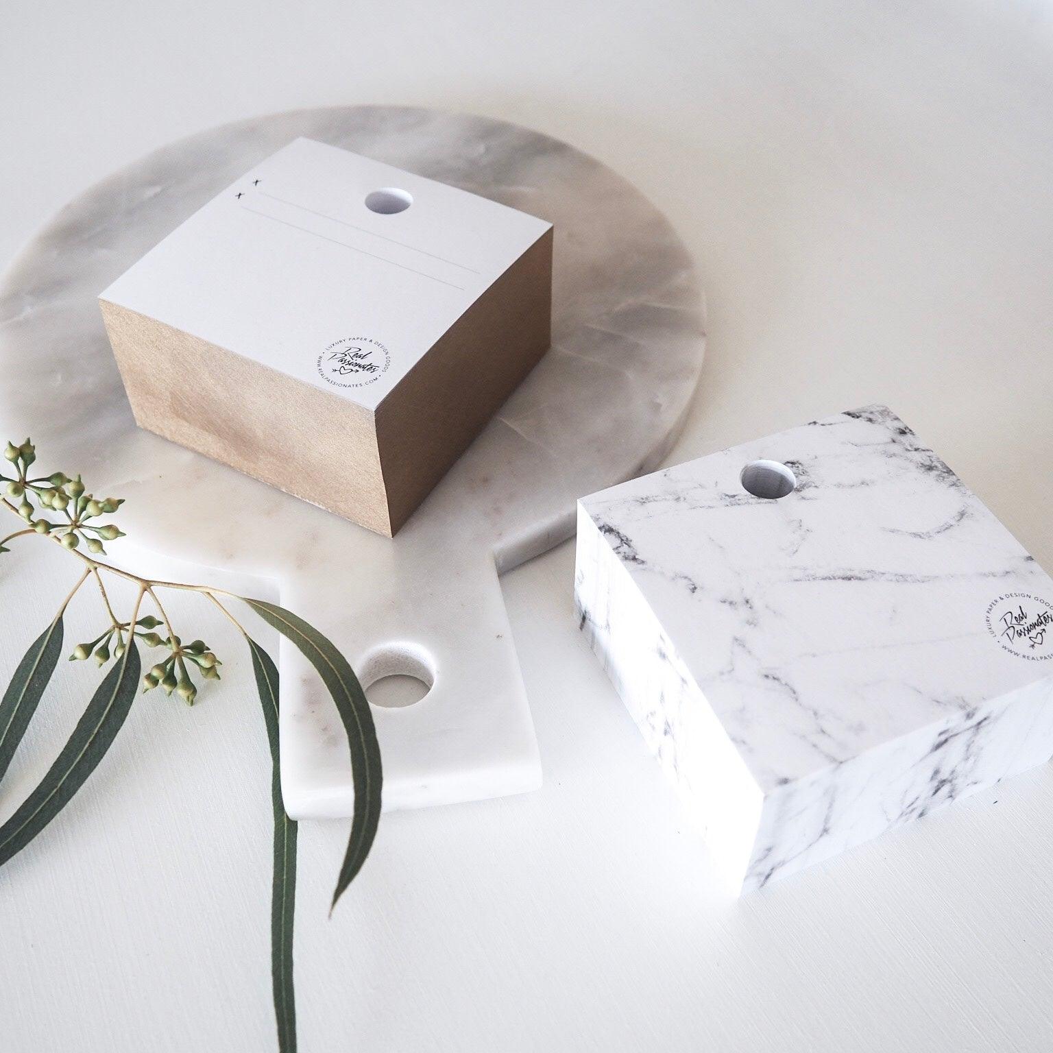 Zettelblock "Marble"