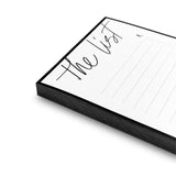 Notizblock/To Do Liste "Monochrome", Din Lang