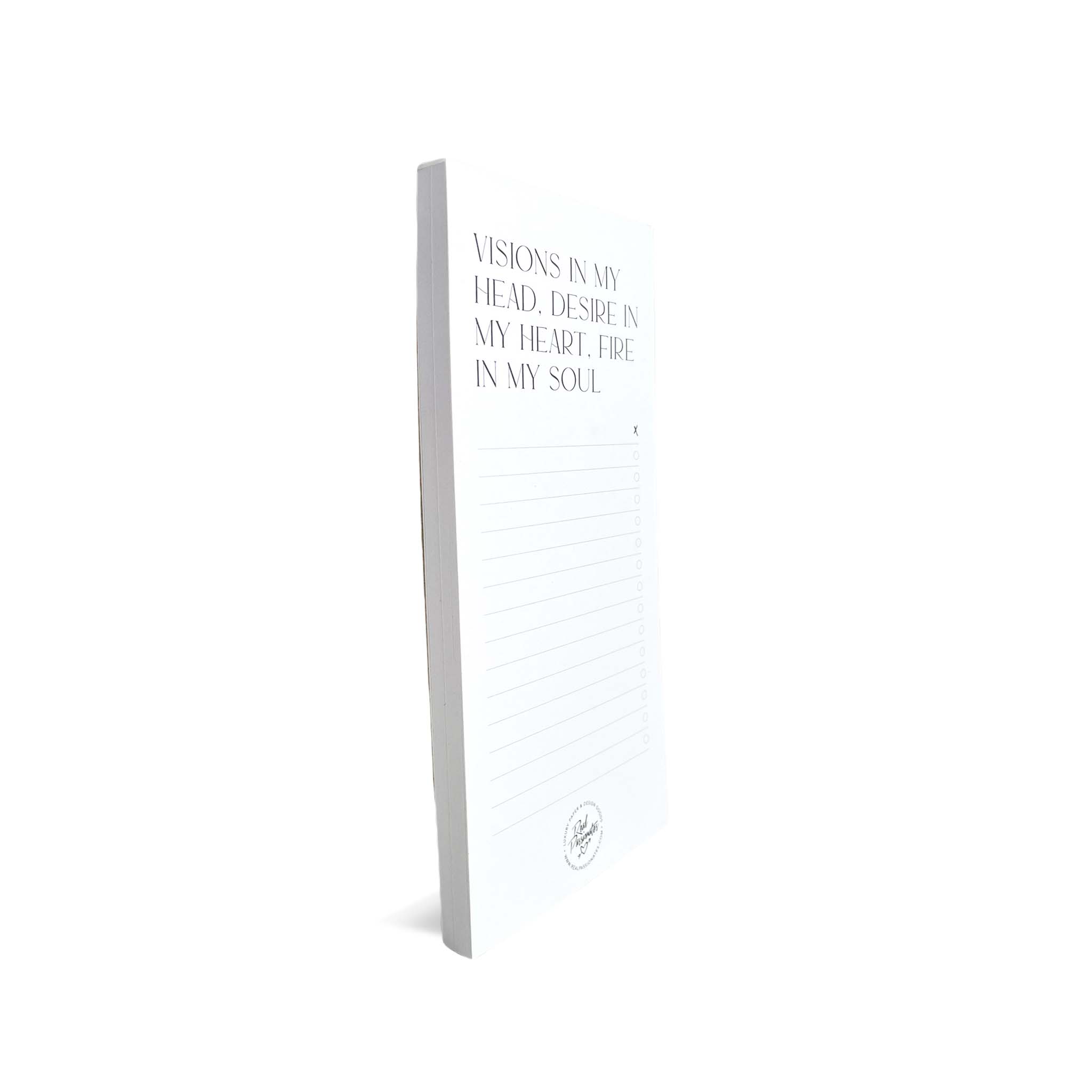 Notepad "Visions", White