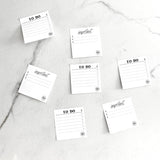 Sticky Notes "Monochrome", Weiß, 7,2 x 7,2 cm