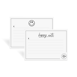 Notepad Set "Happy", A6, White