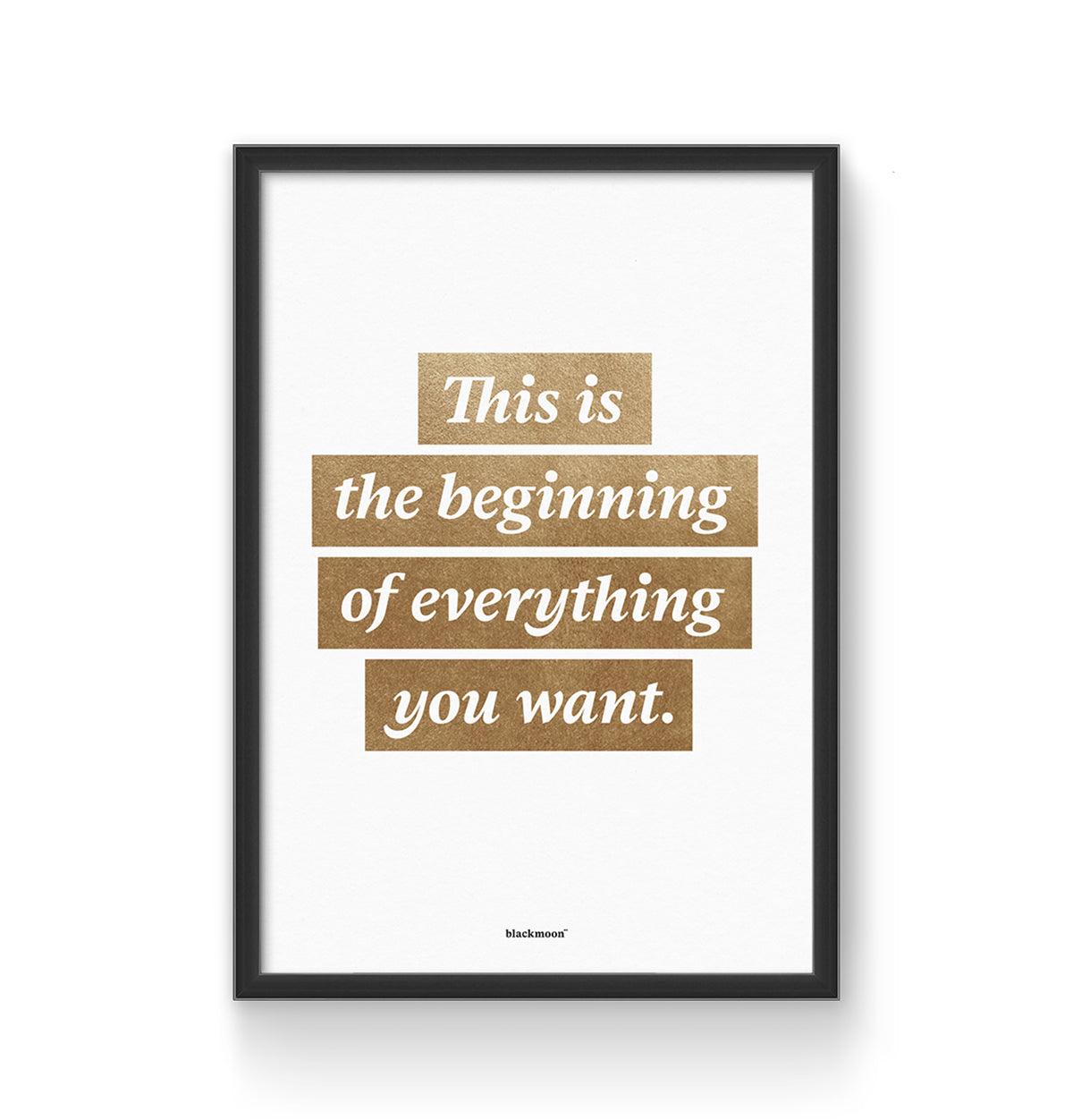 Art Print "The beginning"